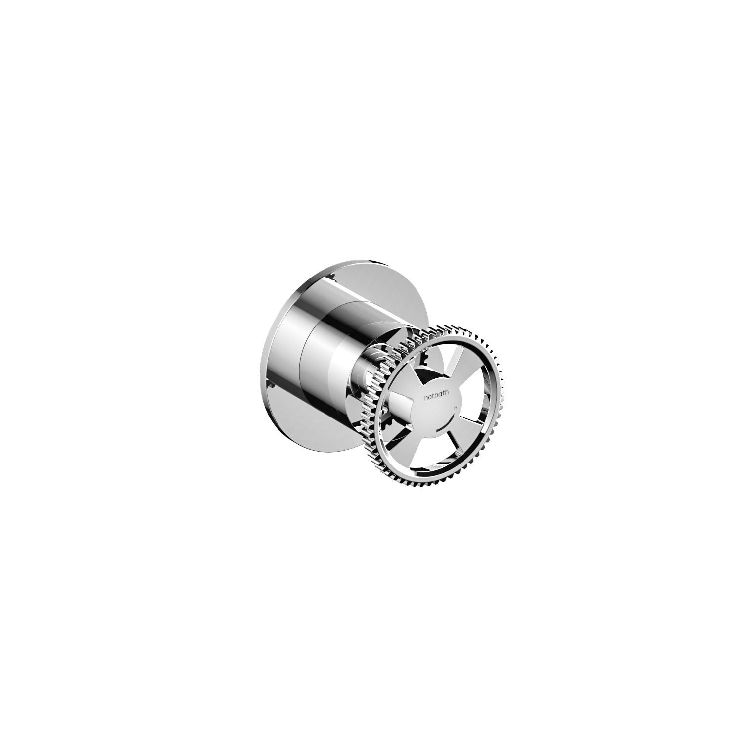 Hotbath Cobber Work inbouw stopkr. w CW010HEXTCR Chroom
