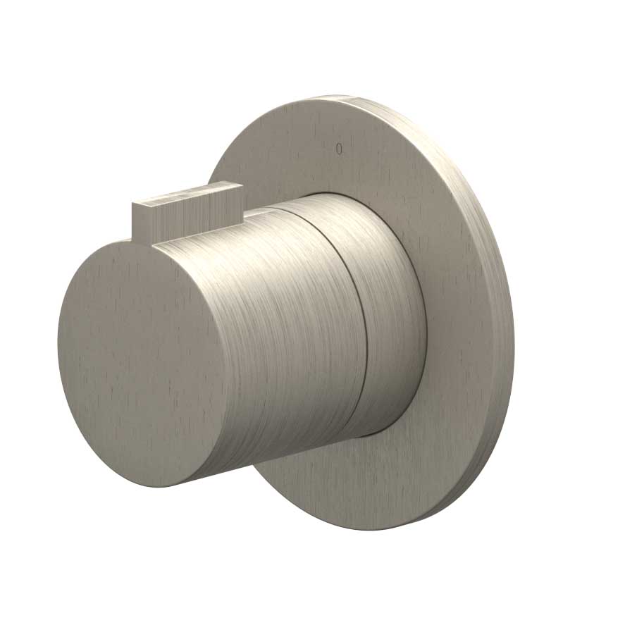IVY Pact Afbouwdeel inbouw stopkraan symmetry met rond rozet 6202583 gebr. nickel PVD