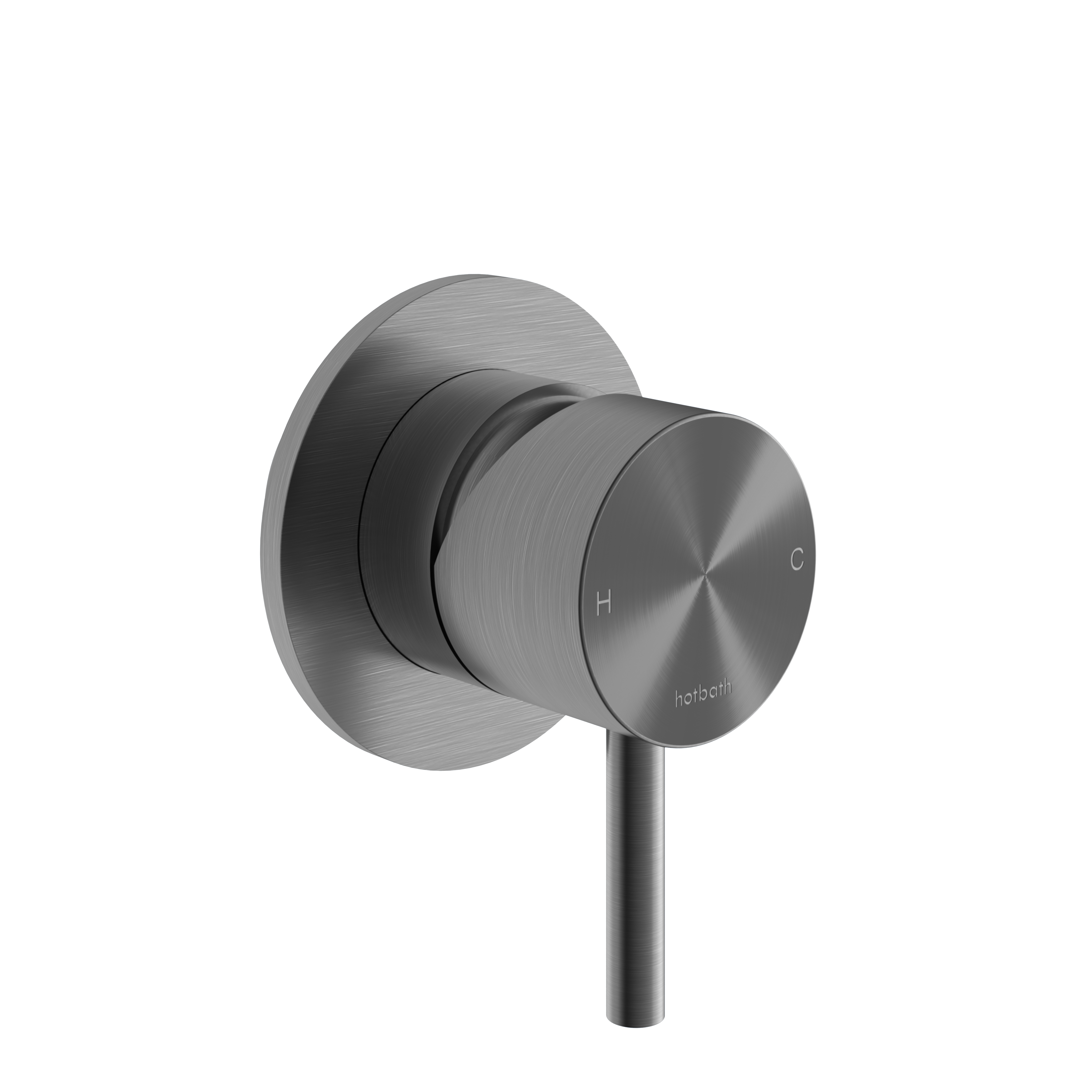Hotbath Archie inbouw douche mengkraan AR031BGP Geborsteld Gunmetal PVD