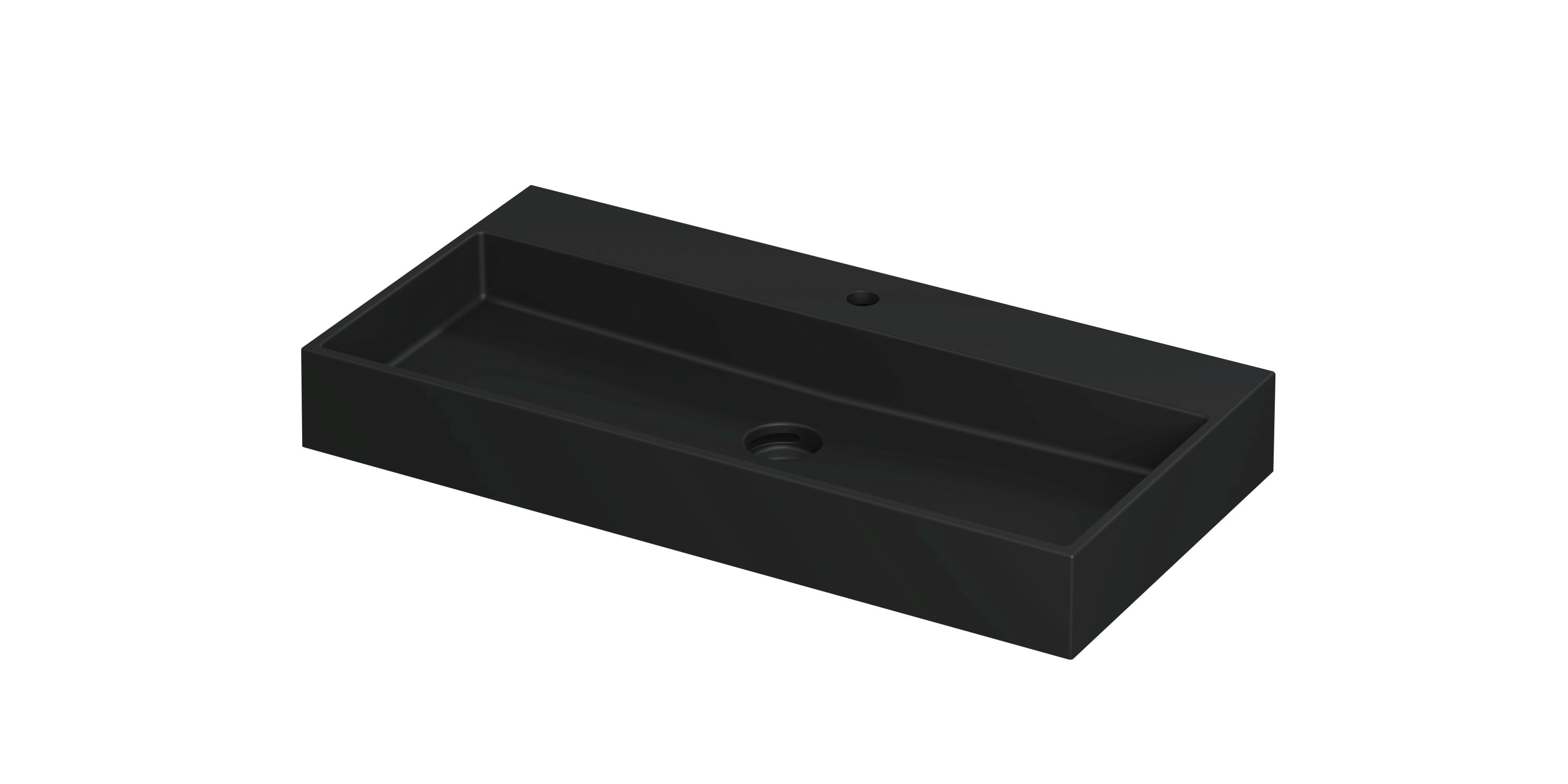 INK United wast. porselein m. 1 krgt. incl. click plug en verb. overl. 0206054 Mat zwart