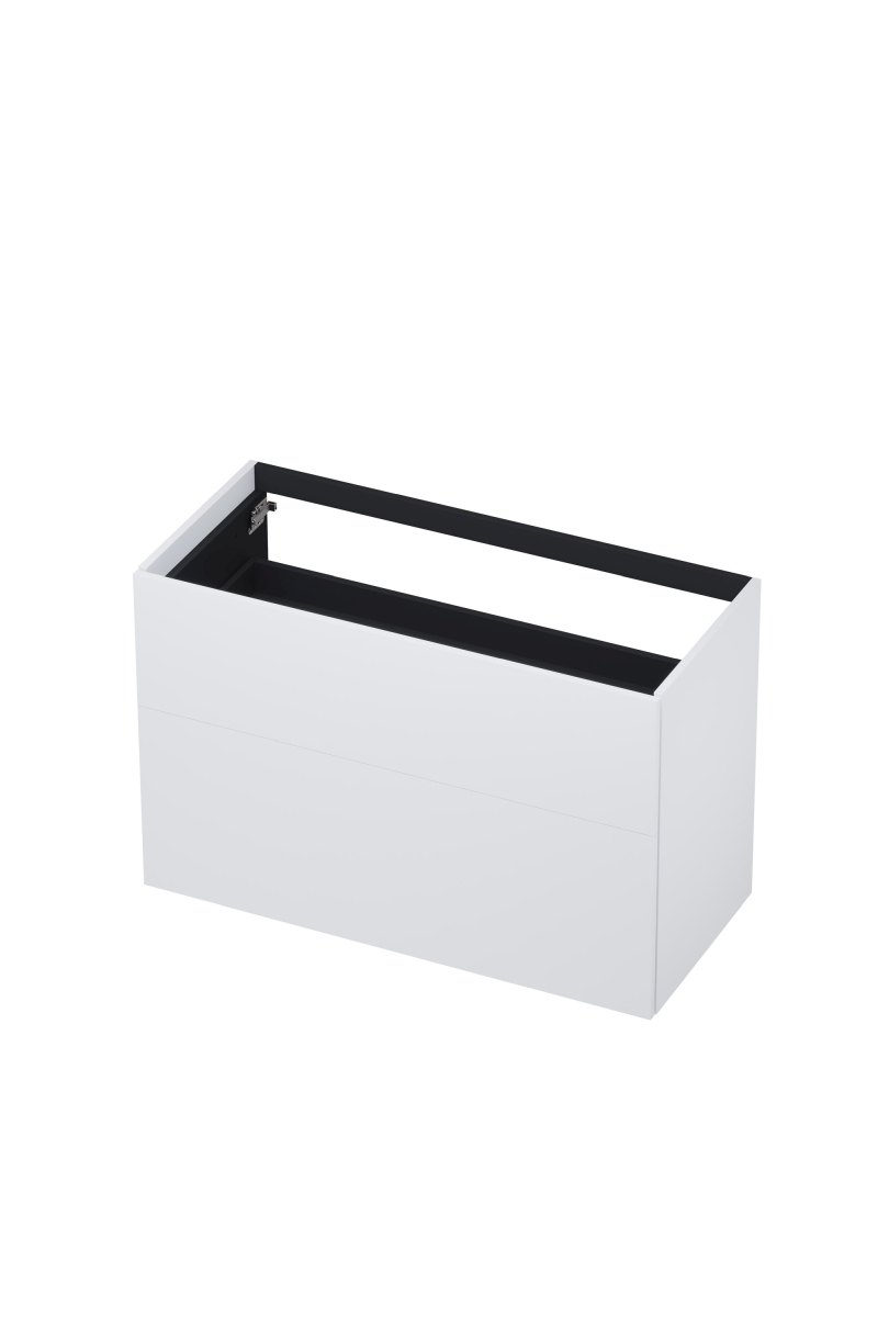 INK onderk. 2 laden push to open 65cm gelakt 1259105 Mat wit H650xB1000xD450