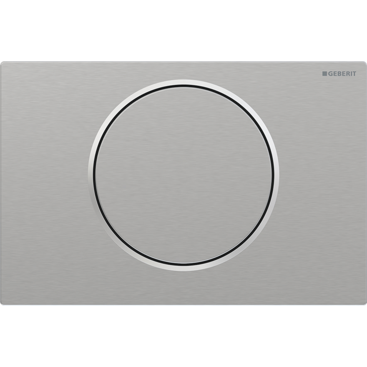 Geberit Sigma10 bedieningsplaat 2- toets round vergrendeling geborsteld rvs 115.787.SN.5