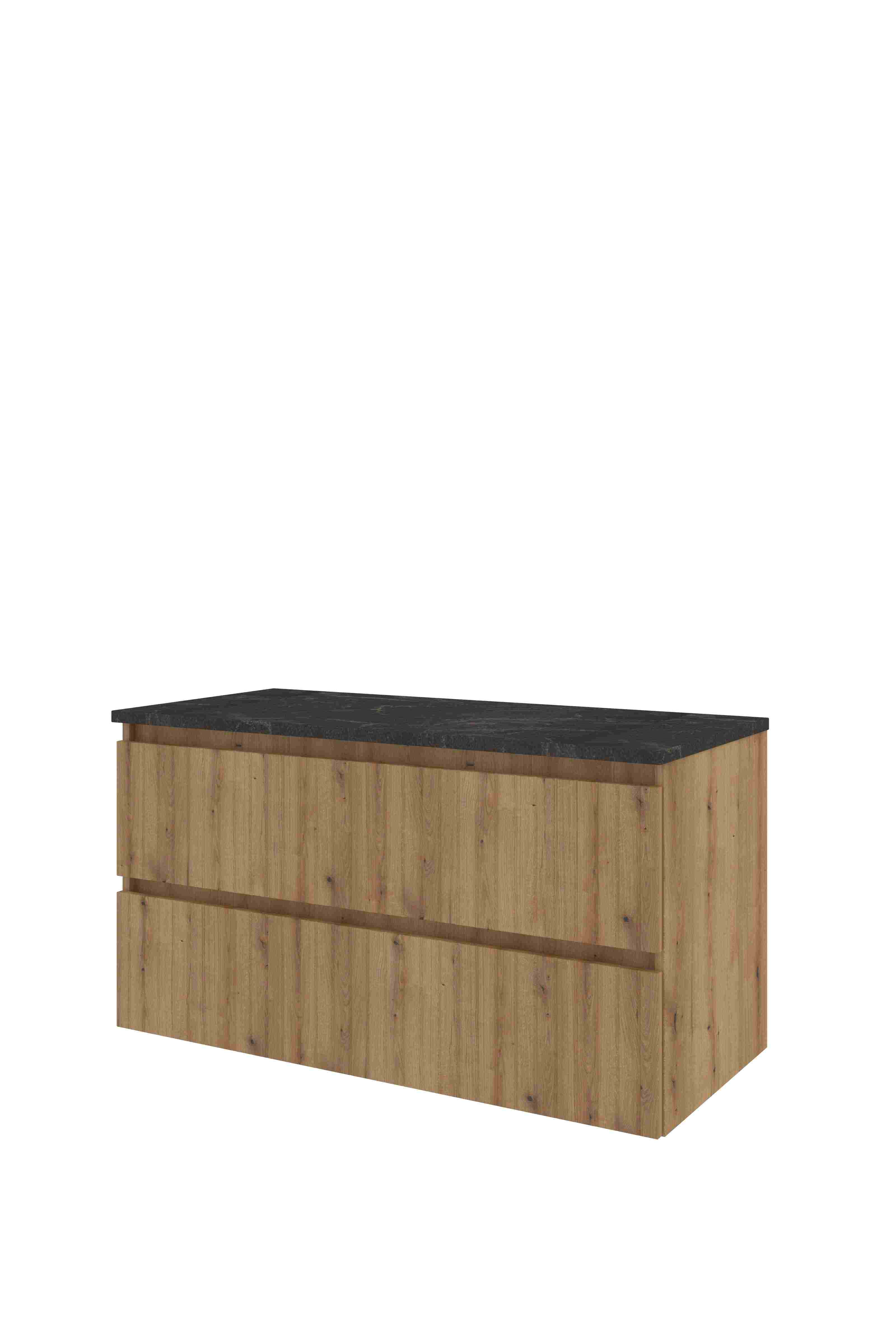 Proline Set Top afdekplaat hardsteen en onderkast sym. gefr. DBSD100UO Urban oak/Blue stone 1000x460x540