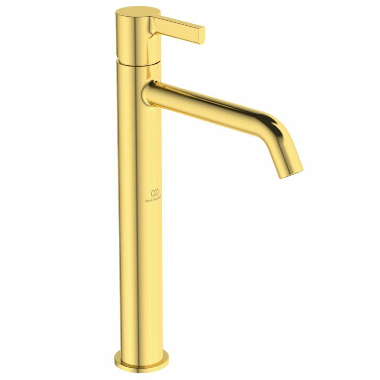 IS Joy verhoogde wastafelmengkraan zonder waste BC782A2 Brushed Gold