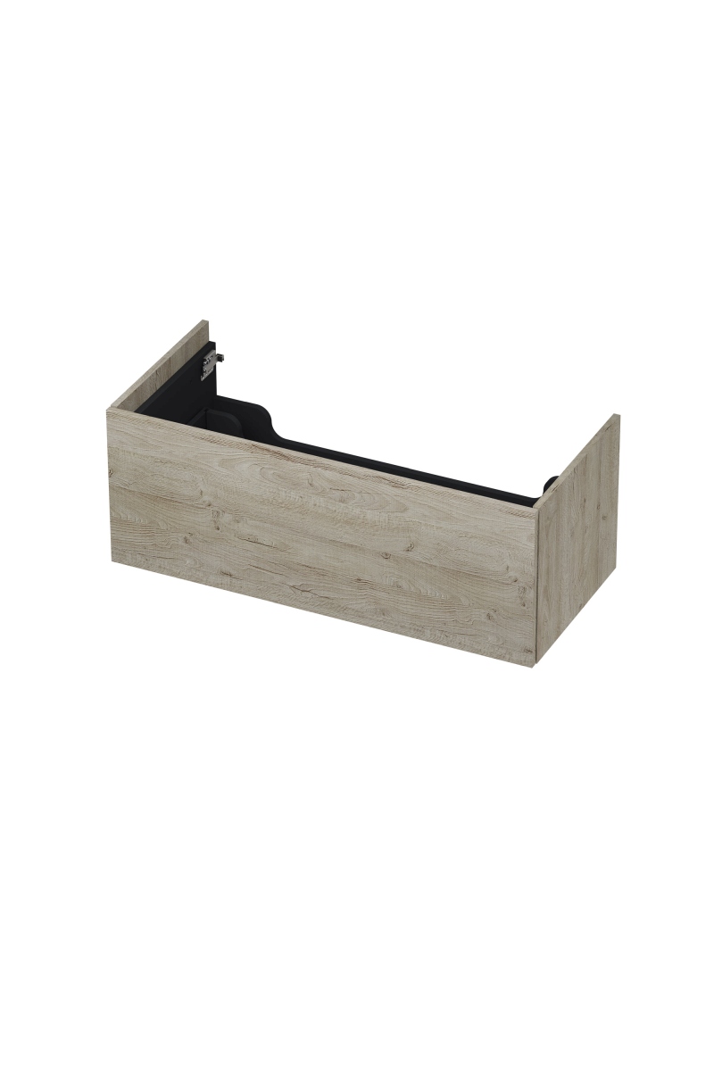 INK onderkast 1 lade push 2 open 1259718 Greige eiken H376xB1000xD450