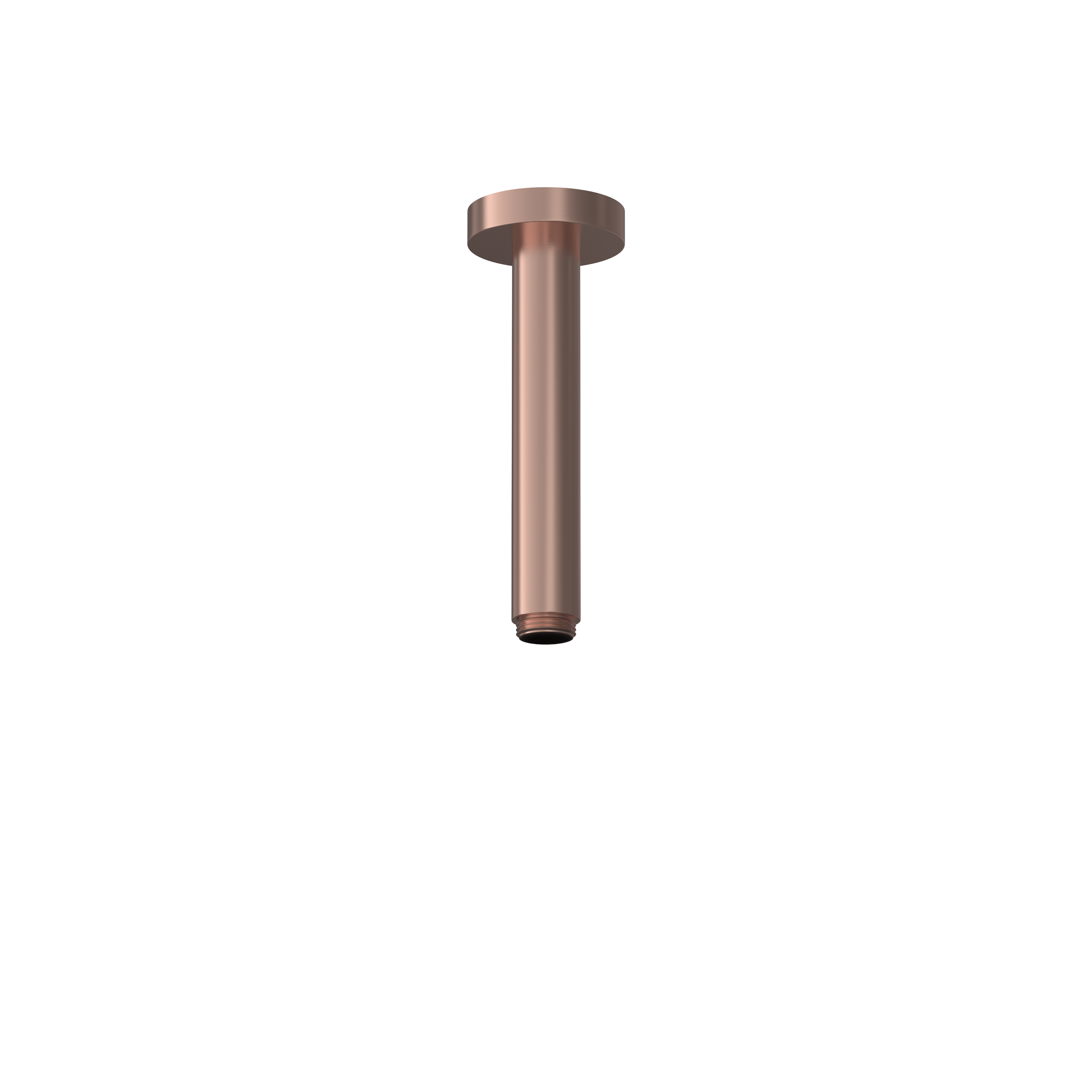 Hotbath Mate plafondbuis rond 15 cm M452BCP Geborsteld koper PVD