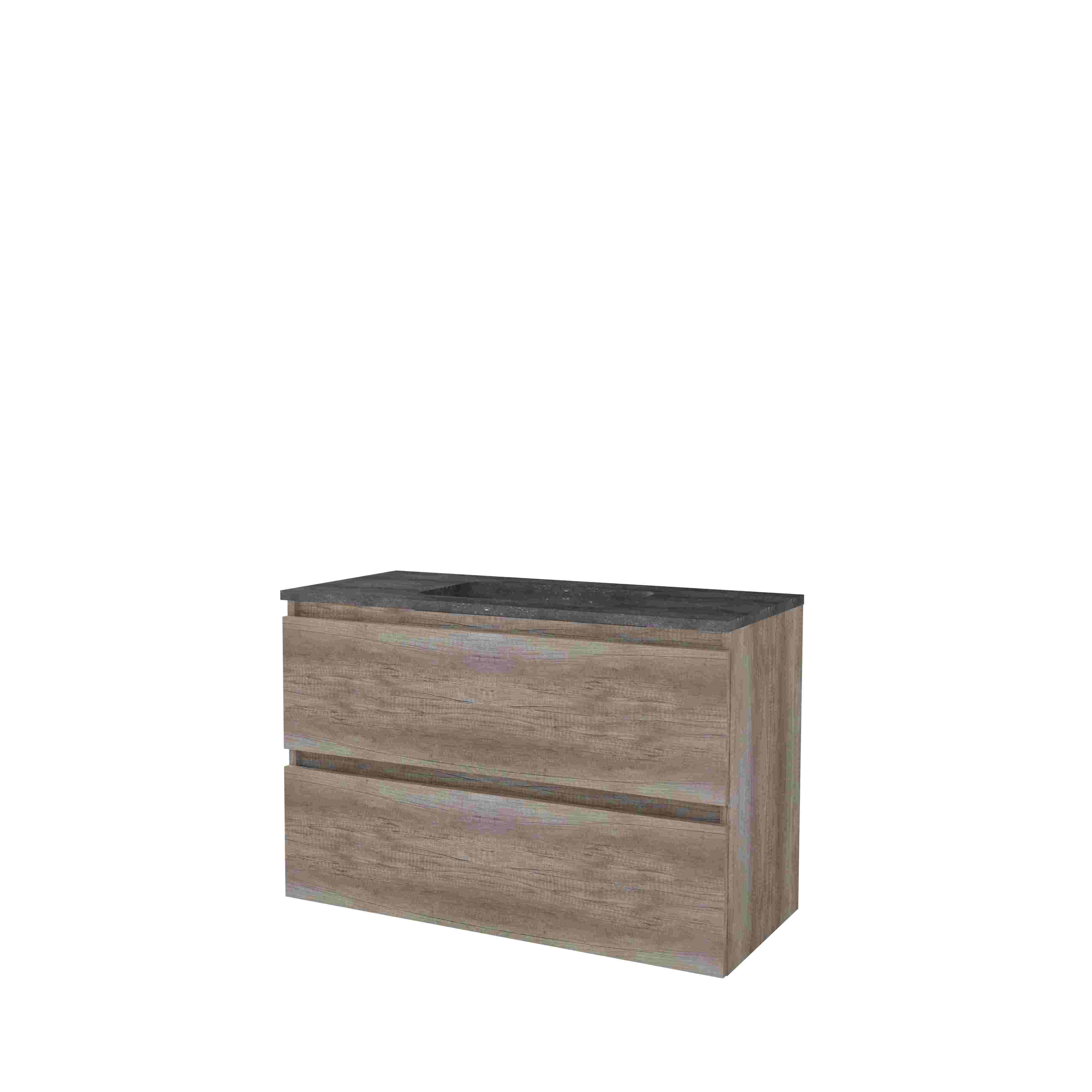 Basic Start 46 onderk. GL incl. 2 la + hardst. wast. z. krgt. B1000xD460 Scotch Oak / 1813014