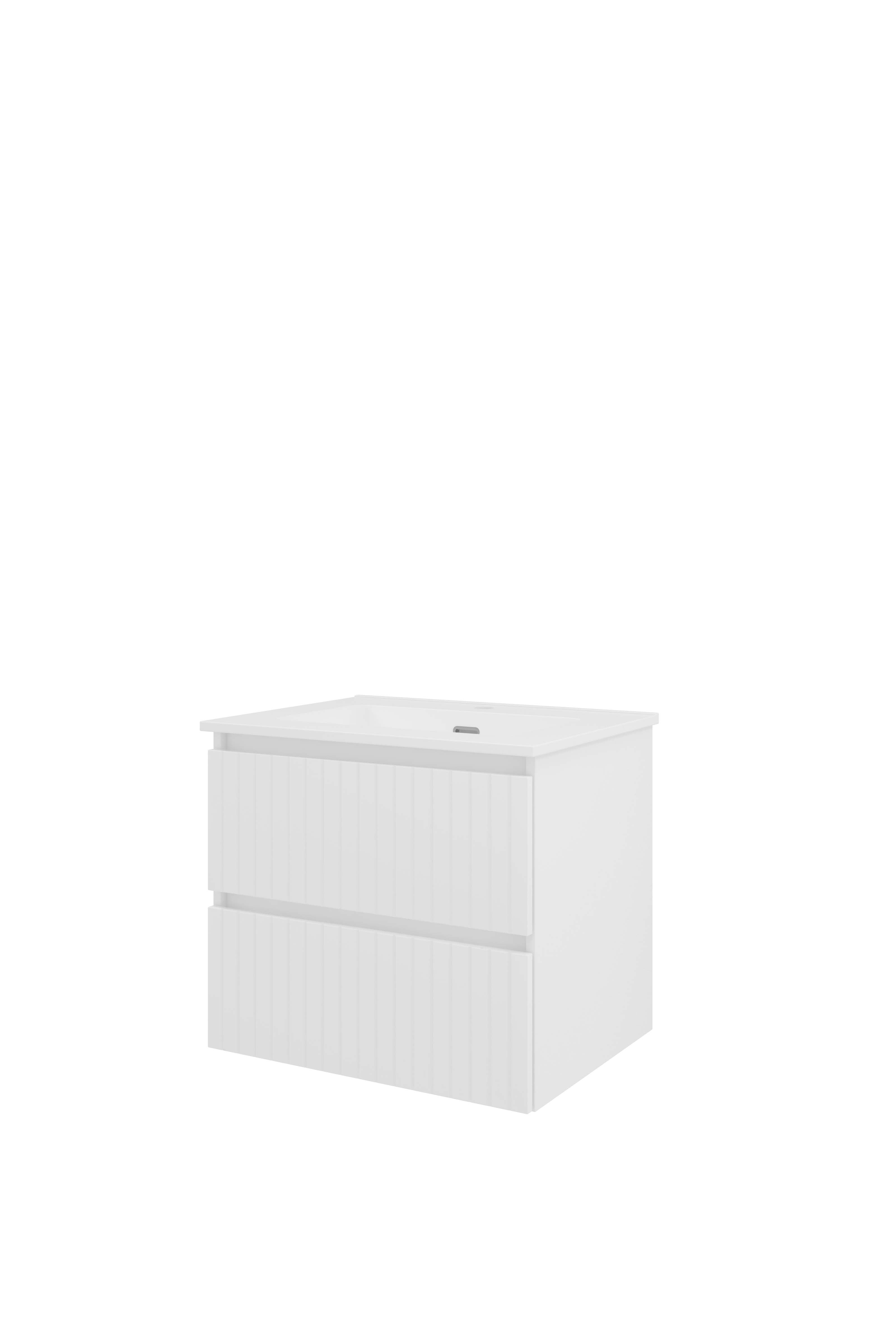 Proline Set porselein Elegant wast. met 1 krgt. en onderkast sym. gefr. 1818014 Glans wit/Glans wit 600x460x540