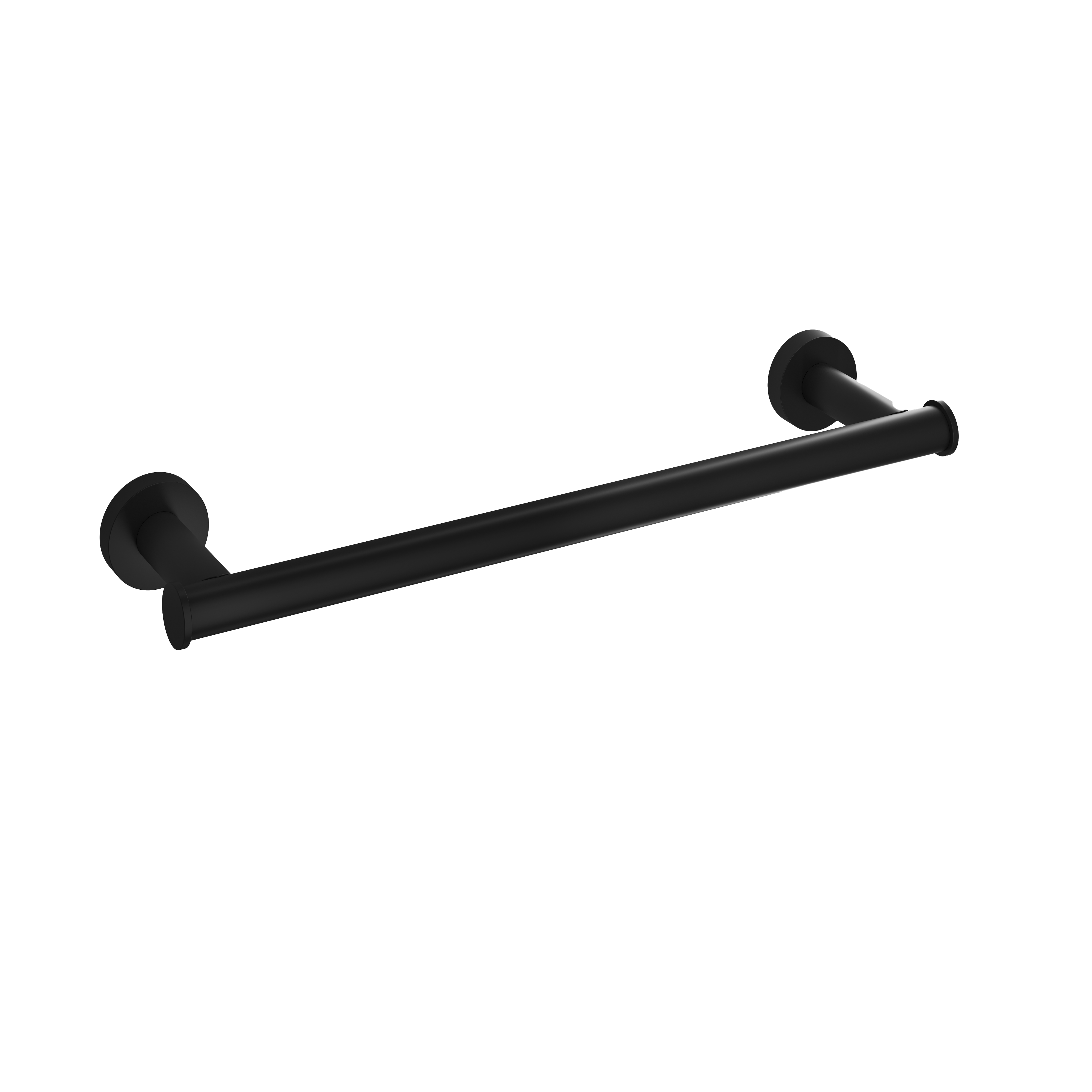 Hotbath More handdoekstang 34 cm BAA06MBP Geborsteld zwart PVD