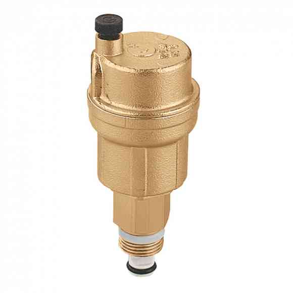 Caleffi automatsche vlotterontluchter messing  3/8 502730 met keerklep