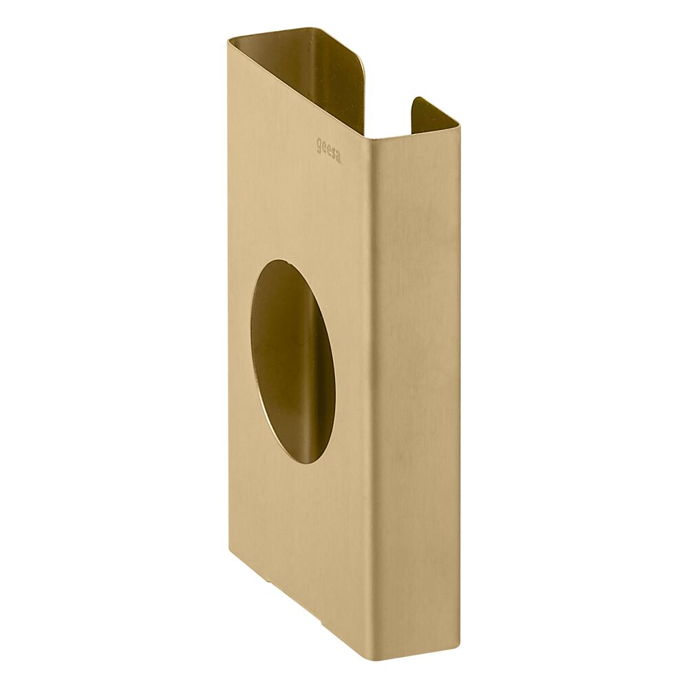 Geesa Nemox Brushed Gold houder voor hygienische zakjes 91122-07