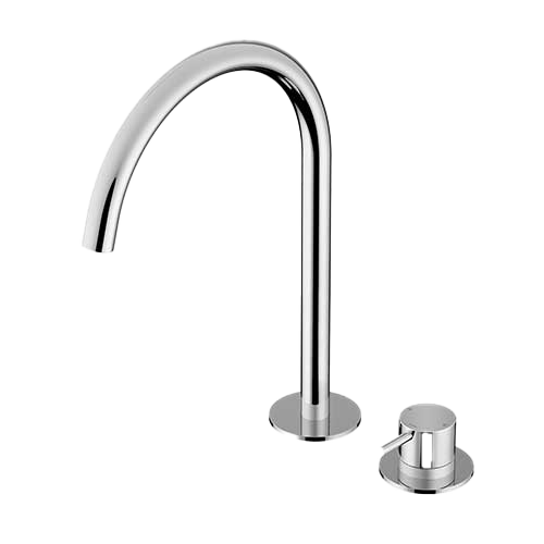 Hotbath Cobber wastafelmengkraan 2-gats hoog model CB023HCR Chroom
