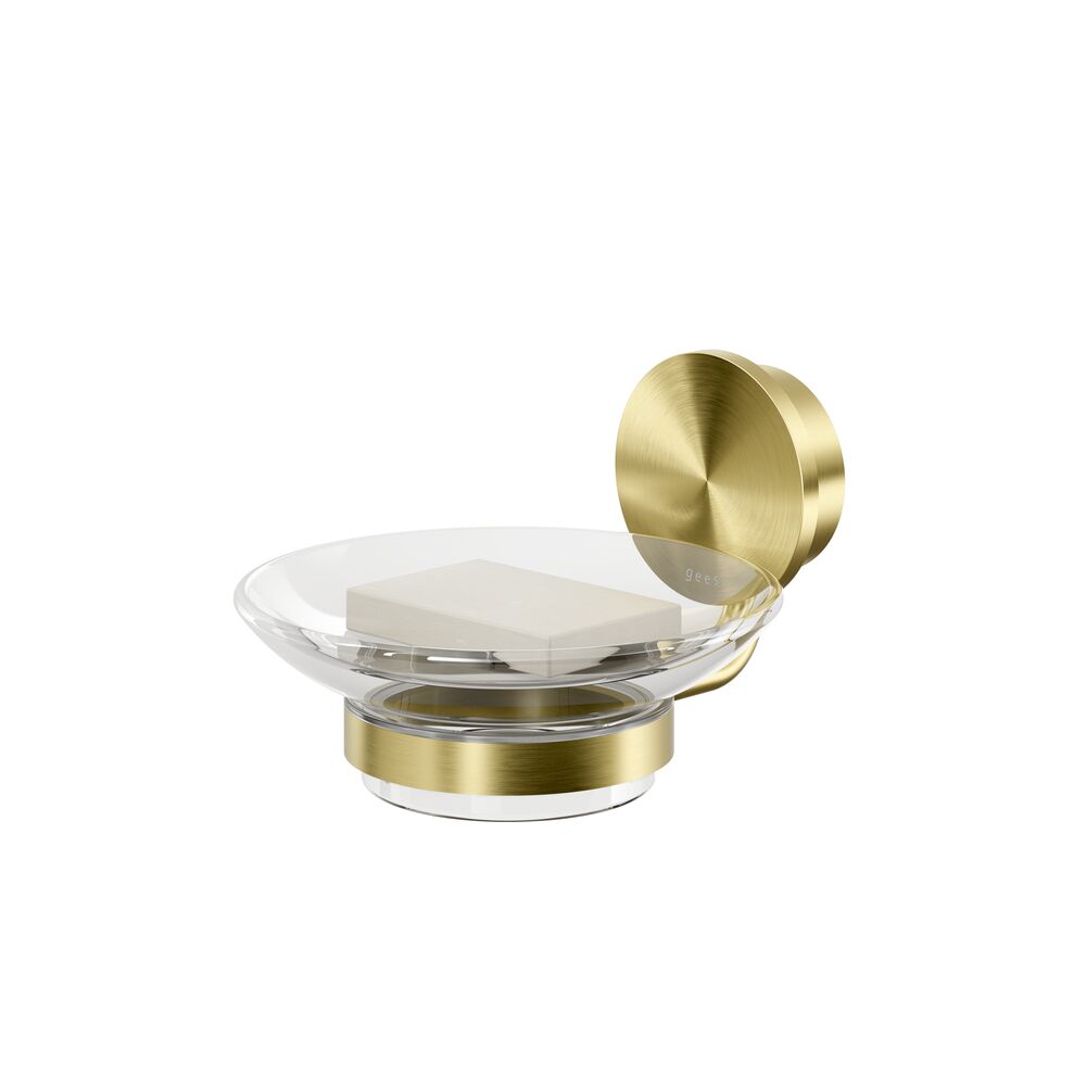 Geesa Opal zeephouder 917203-07 geborsteld goud