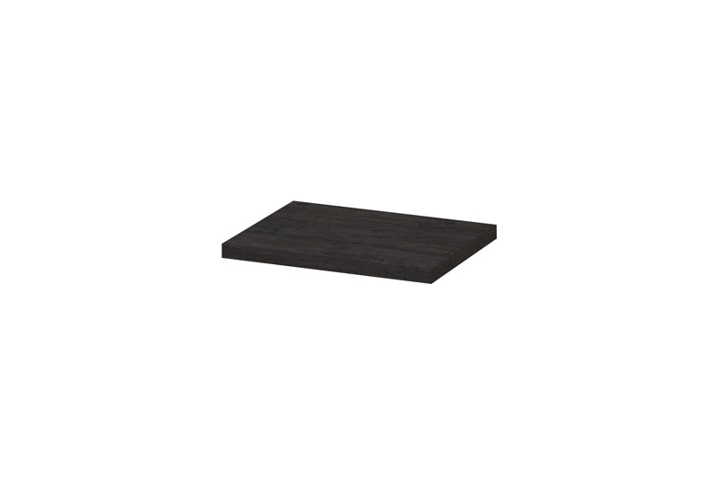 INK Topdeck Afdekplaat t.b.v. onderkast hout decor 35mm dik 1258203 Houtskool eiken H35xB600xD450