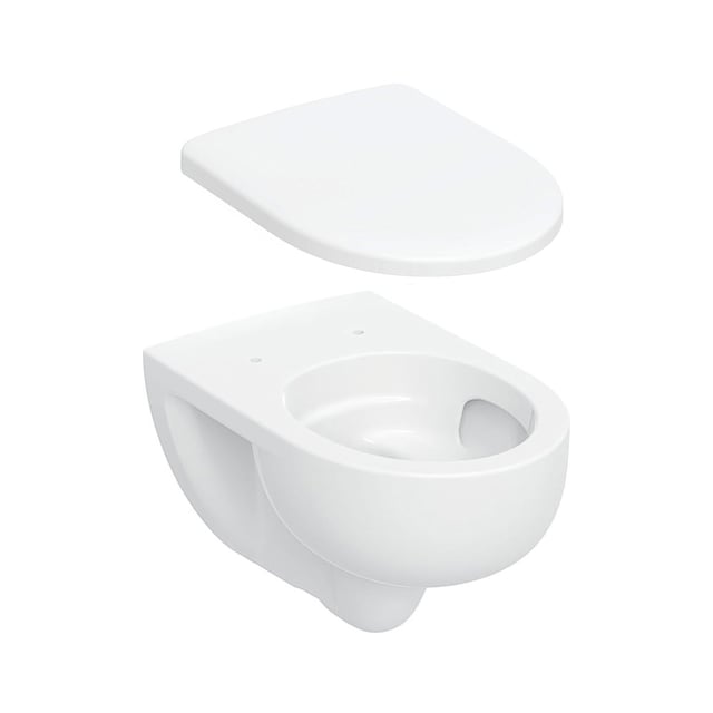 Geberit 300 Basic Pack WCL 28 diepspoel TurboFlush SC QR Wit 503.158.00.1