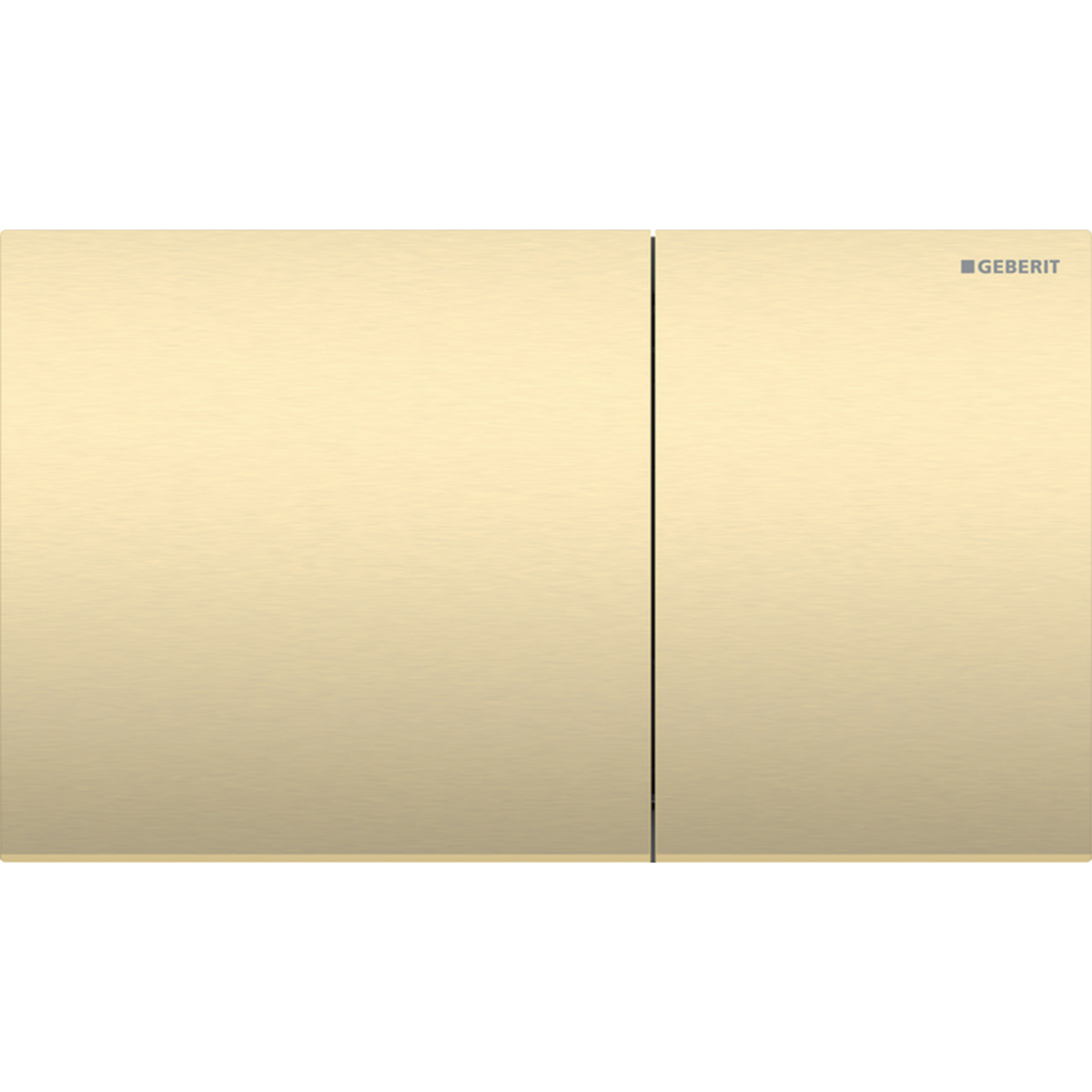Geberit Sigma70 bedieningsplaat 2- toets square rvs messing 115.622.QF.1
