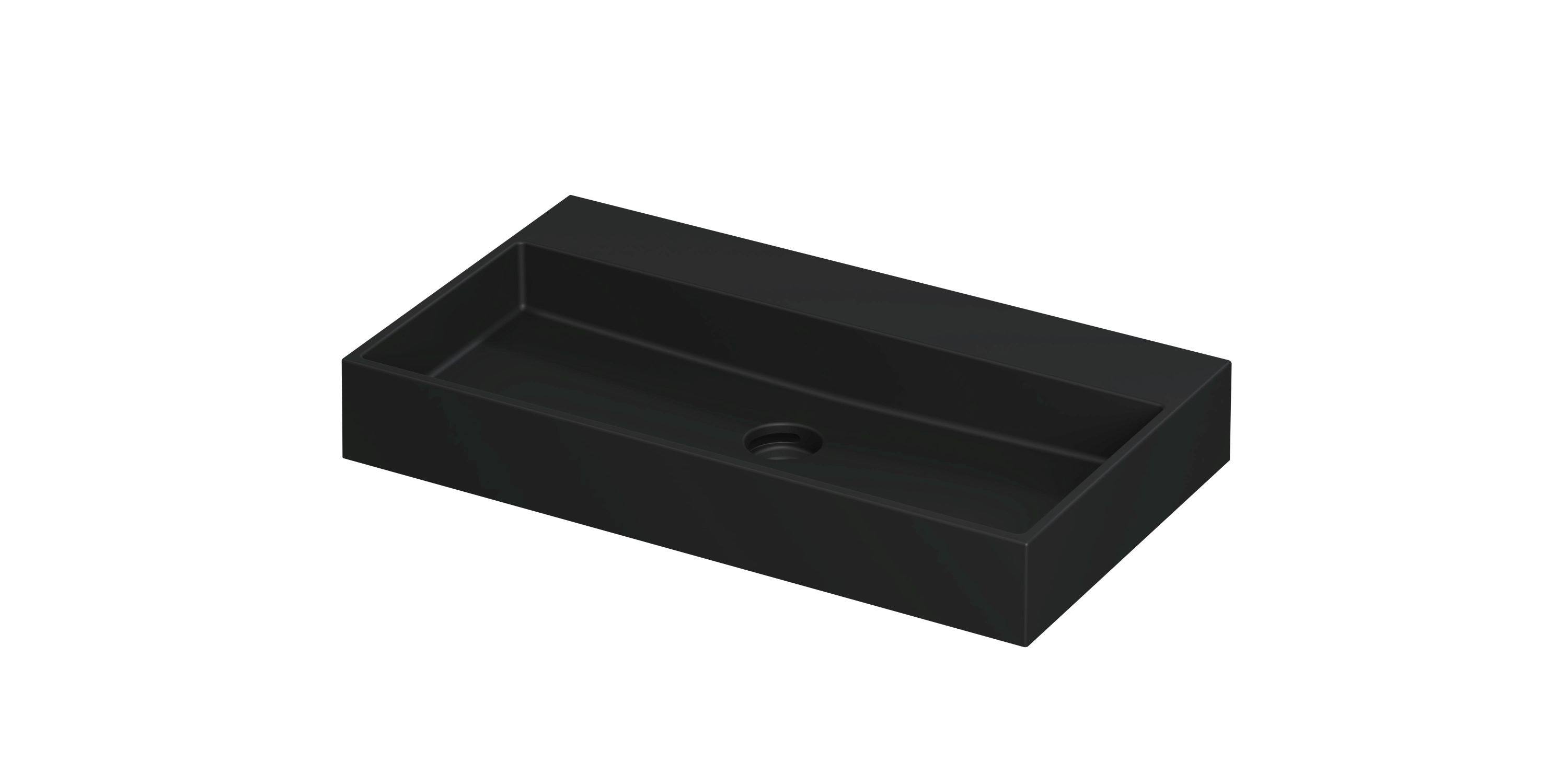 INK United wast. porselein m. 0 krgt. incl. click plug en verb. overl. 0206164 Mat zwart