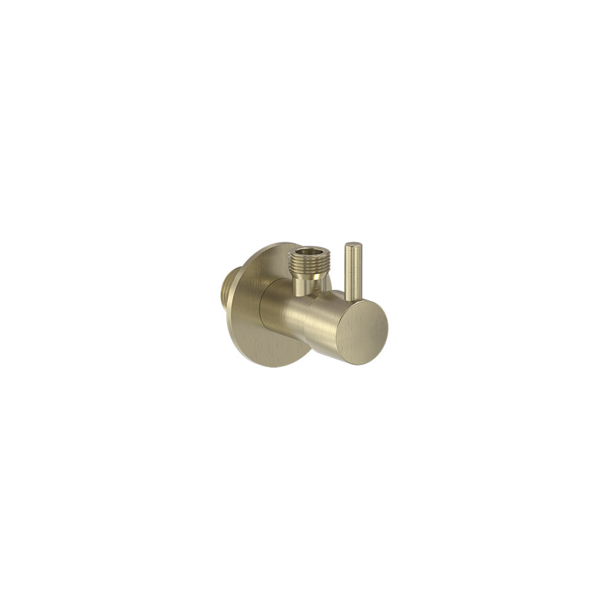 MAY Hoekstopkraan 6804504 Geborsteld mat goud PVD