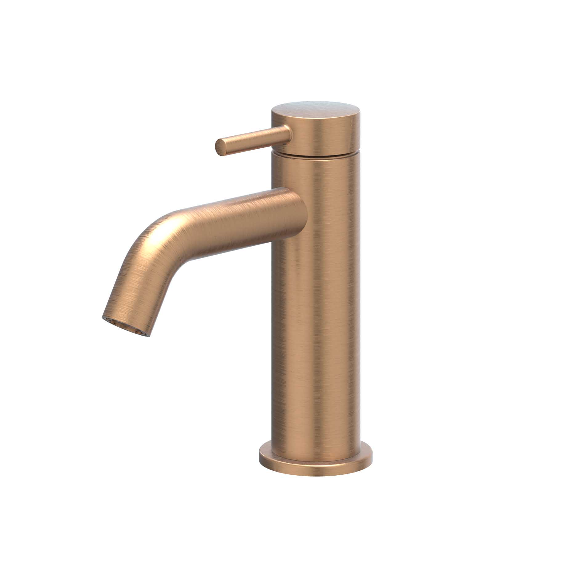 IVY Bond Eenhendel wastafelmengkraan opbouw model S coldstart 6100105 gebr. mat koper PVD
