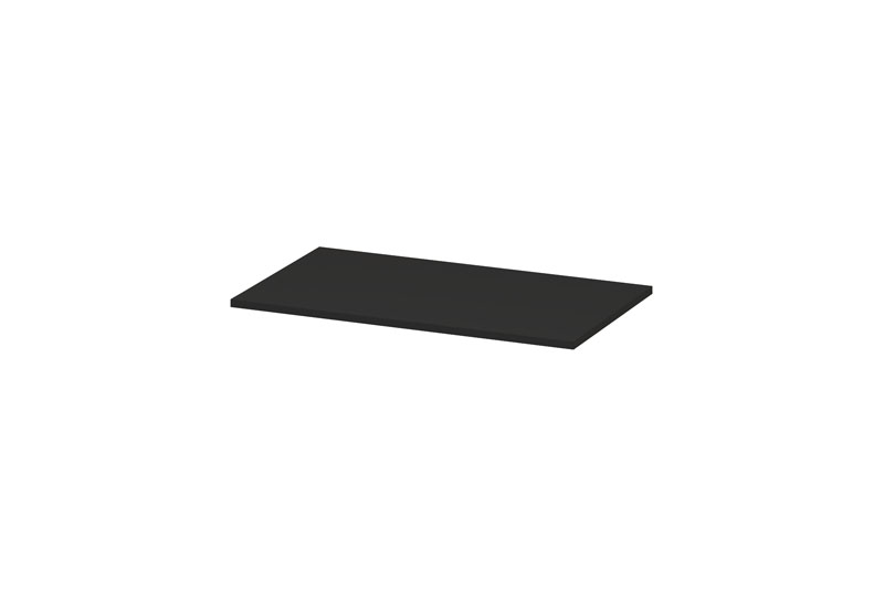 INK Topdeck 45 Afdekplaat t.b.v. onderk. gelakt 1240206 Mat zwart H20xB800xD450