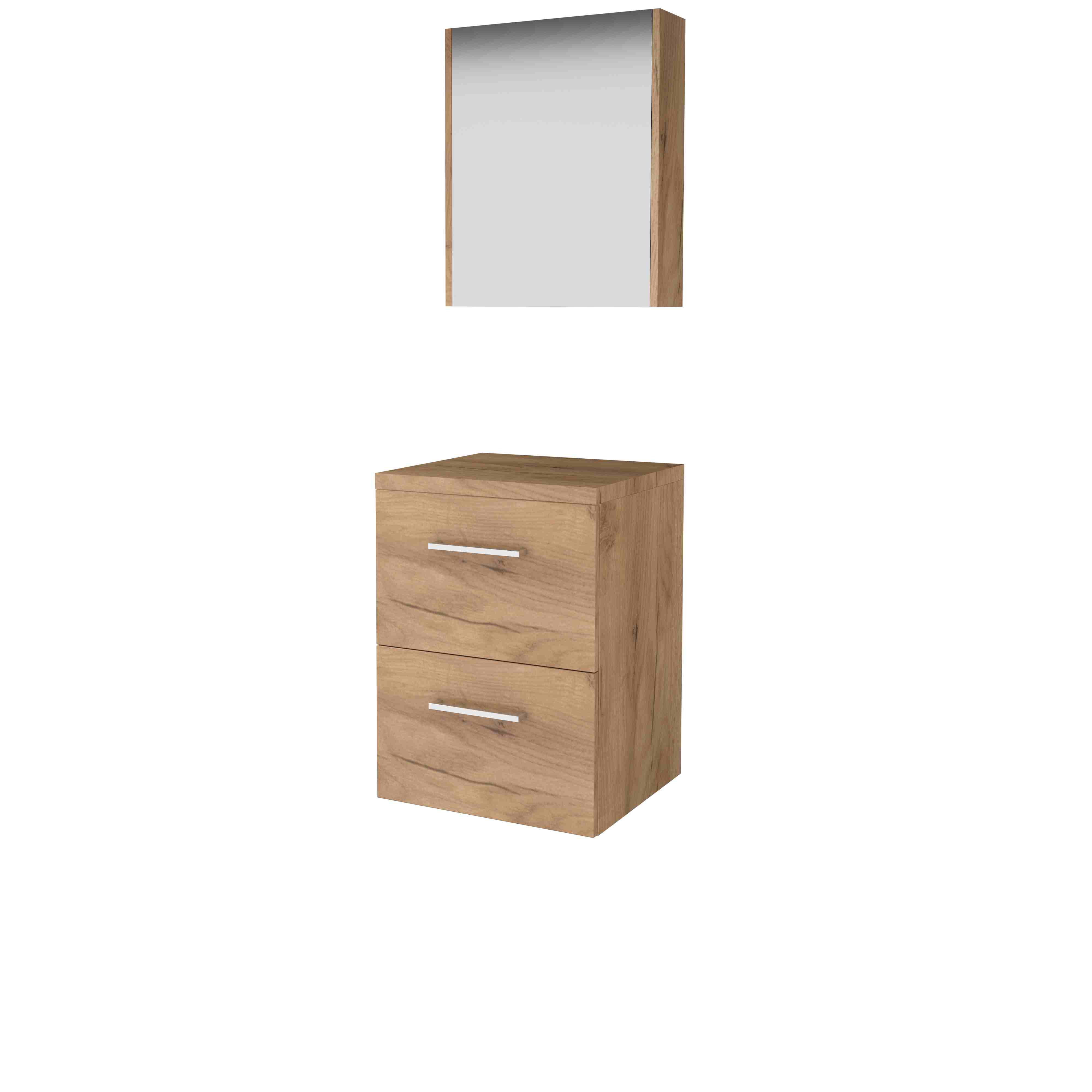 Basic Comfort 46 onderk. m. gr. incl. 2 la + afdekplaat incl. sp.kast B500xD460 Whisky Oak / 1813637