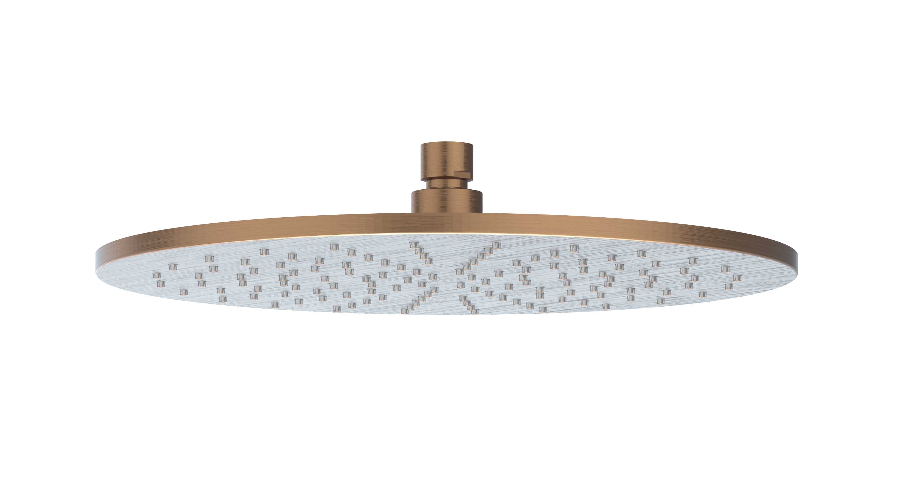 IVY Toebehoren Hoofddouche medium 30cm met antikalk nozzels 6900763 RVS316 gebr. mat koper PVD