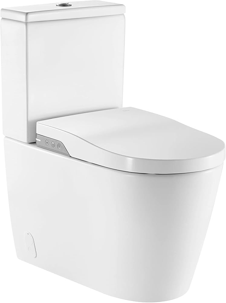 Roca In-Wash Back to wall Rimless staand smart WC met blinde bevestiging A80306L001 Wit