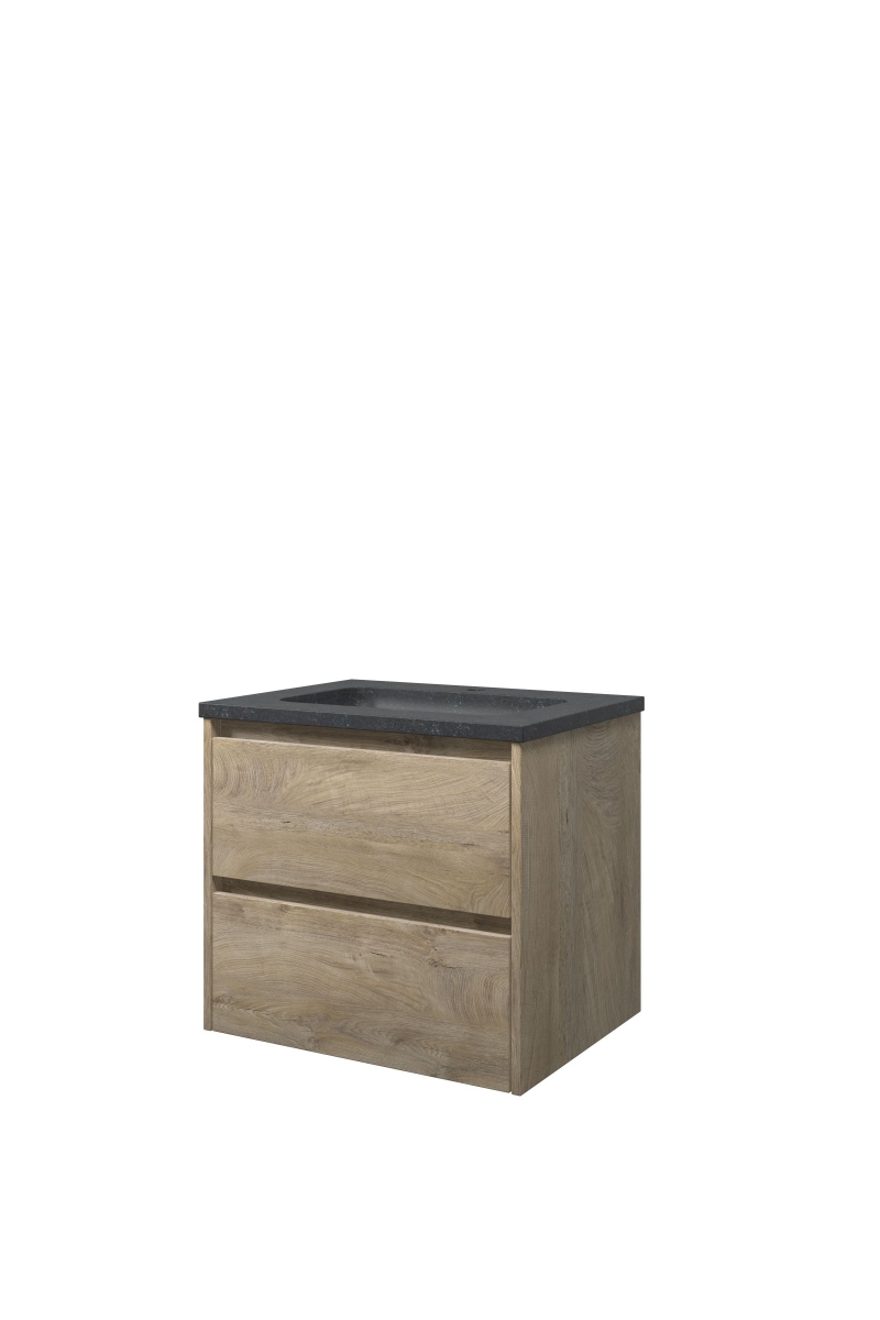 Proline set hardsteen Elegant wast. met 1 krgt. en onderk. sym. 1815711 Raw oak/Blue stone H545xB600xD460