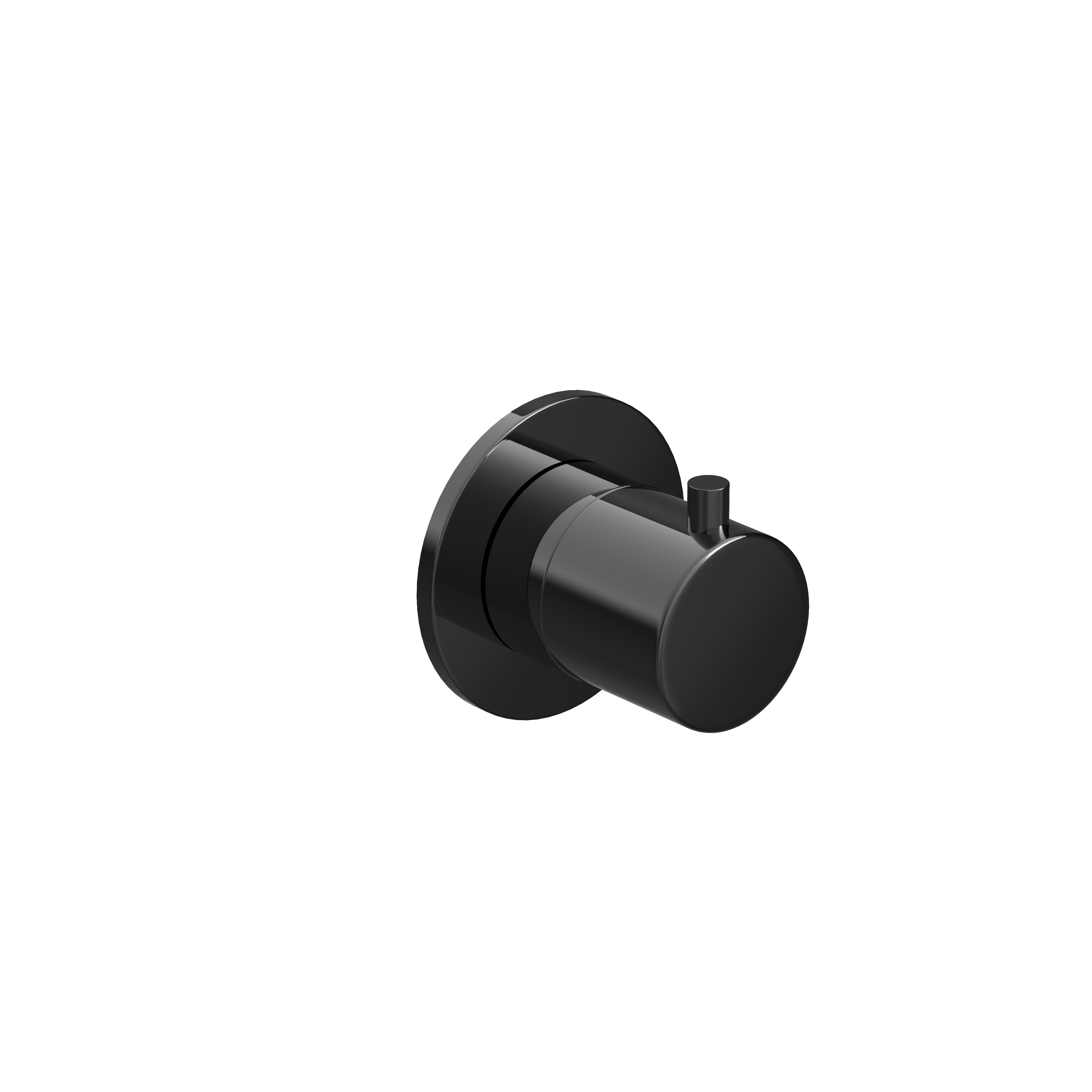 Hotbath Cobber afbouwdeel HB Cobber 7068 CB7068EXTPBP Gepolijst zwart PVD