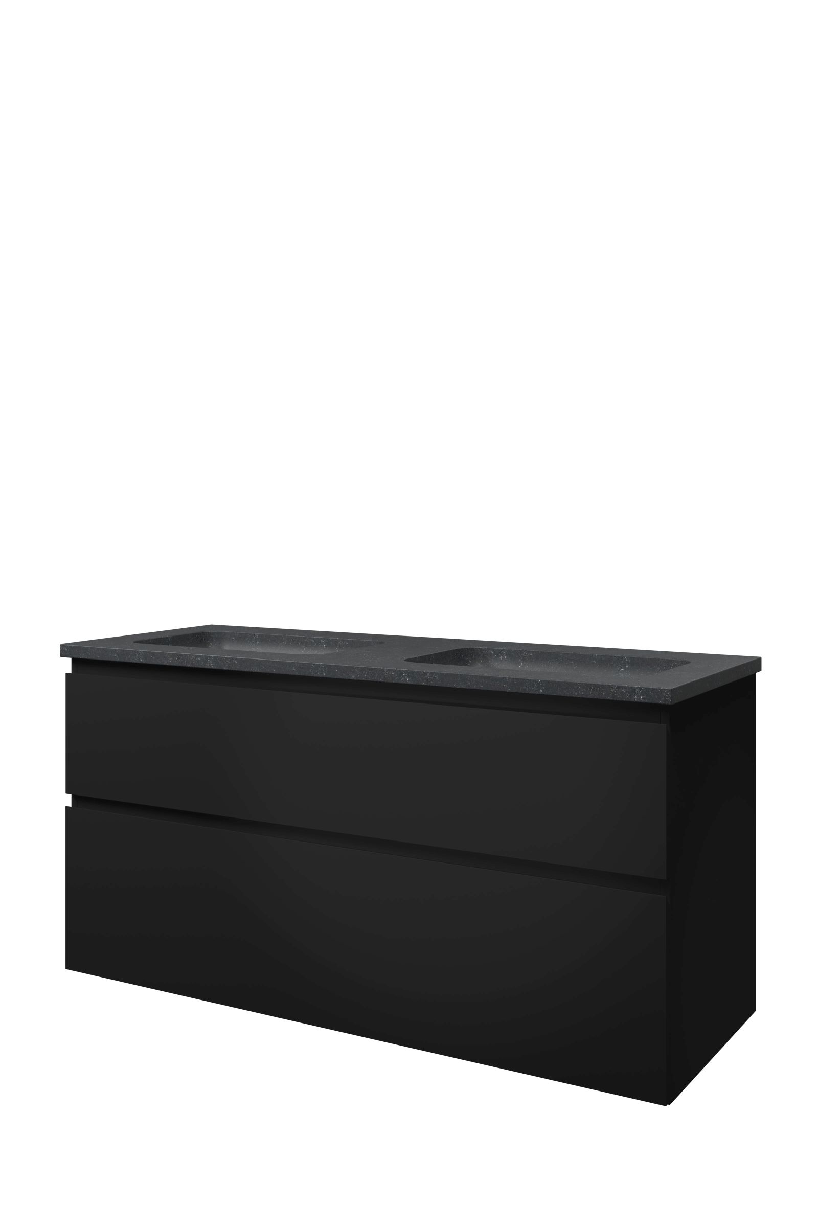 Proline set hardsteen Elegant wast. z. krgt. en onderk. sym. RBSB120D0MZ Mat zwart/Blue stone H545xB1200xD460