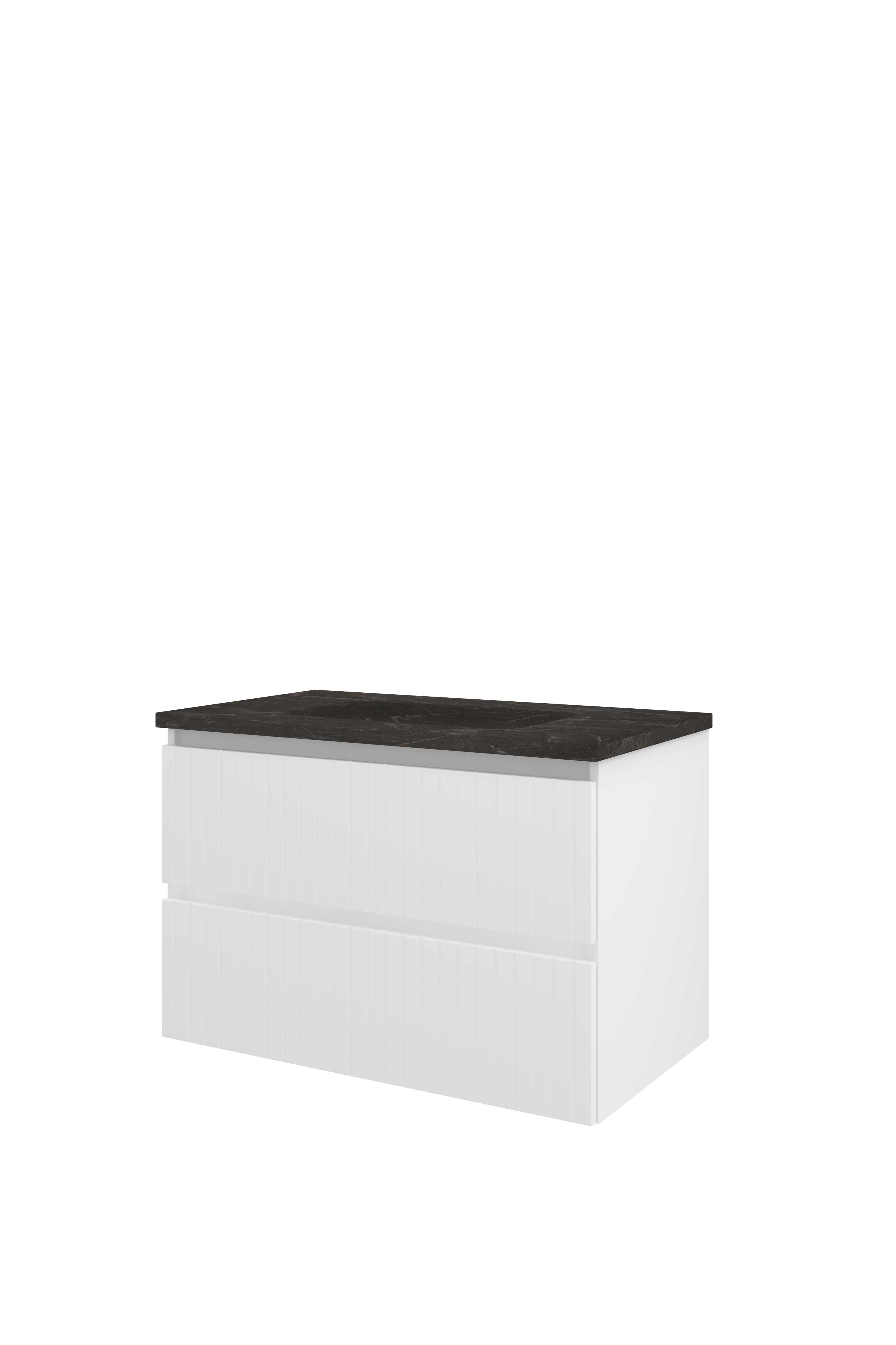 Proline Set hardsteen Elegant wast. z. krgt. en onderkast sym. gefr. 1818285 Mat wit/Blue stone 800x460x545