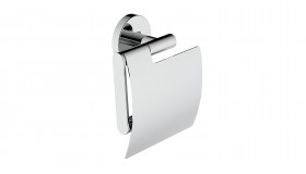 Alonzo toiletrolhouder met klep chroom 28.8030