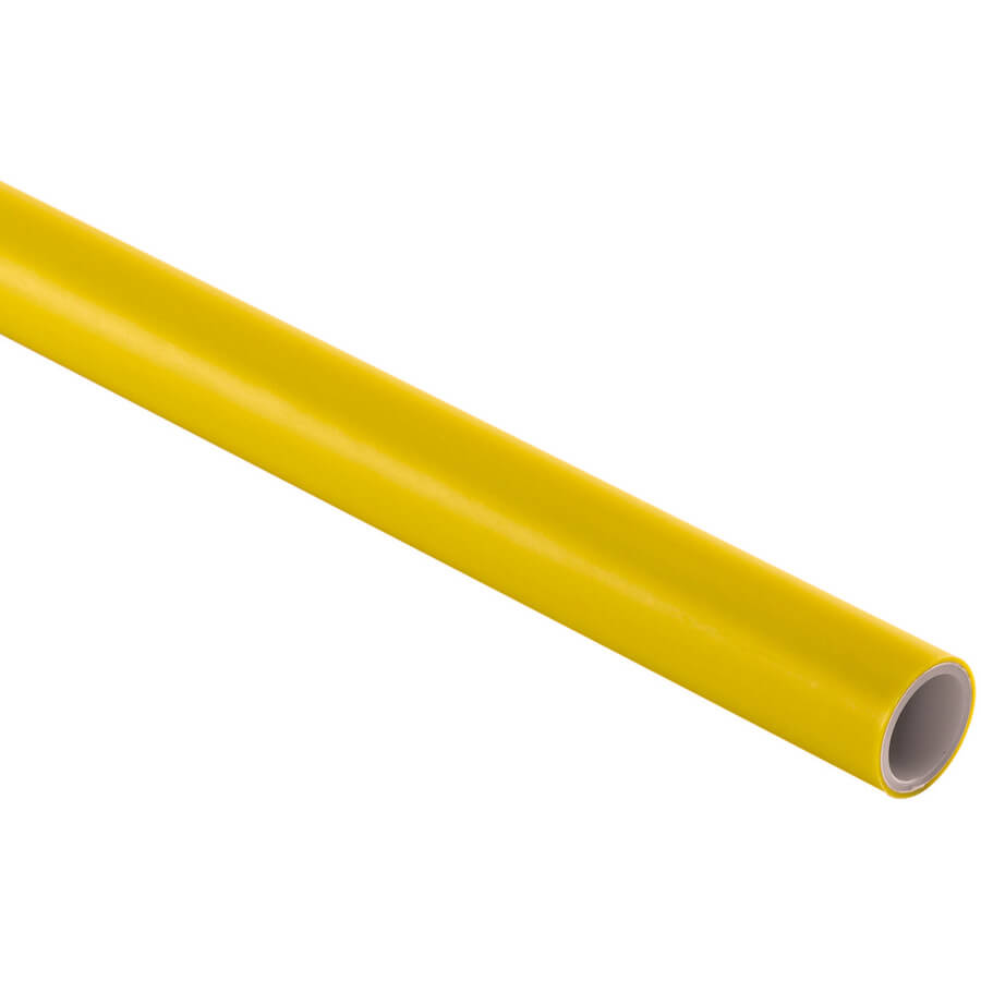 Meter Uponor gas buis geel op lengte 25 a 5 meter 1023252
