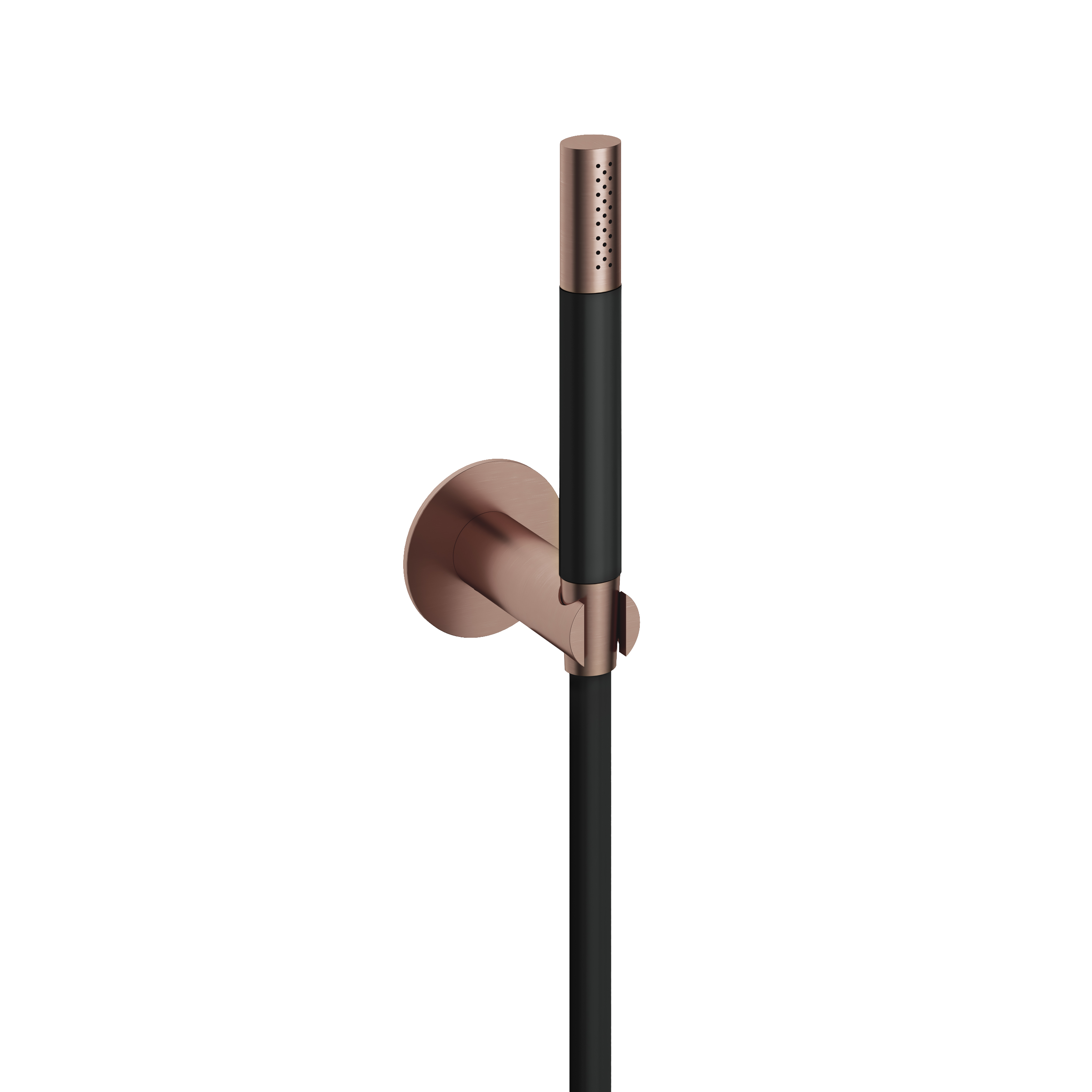 Hotbath Mate handdouche met wandsteun en doucheslang M447BCP Geborsteld Koper PVD