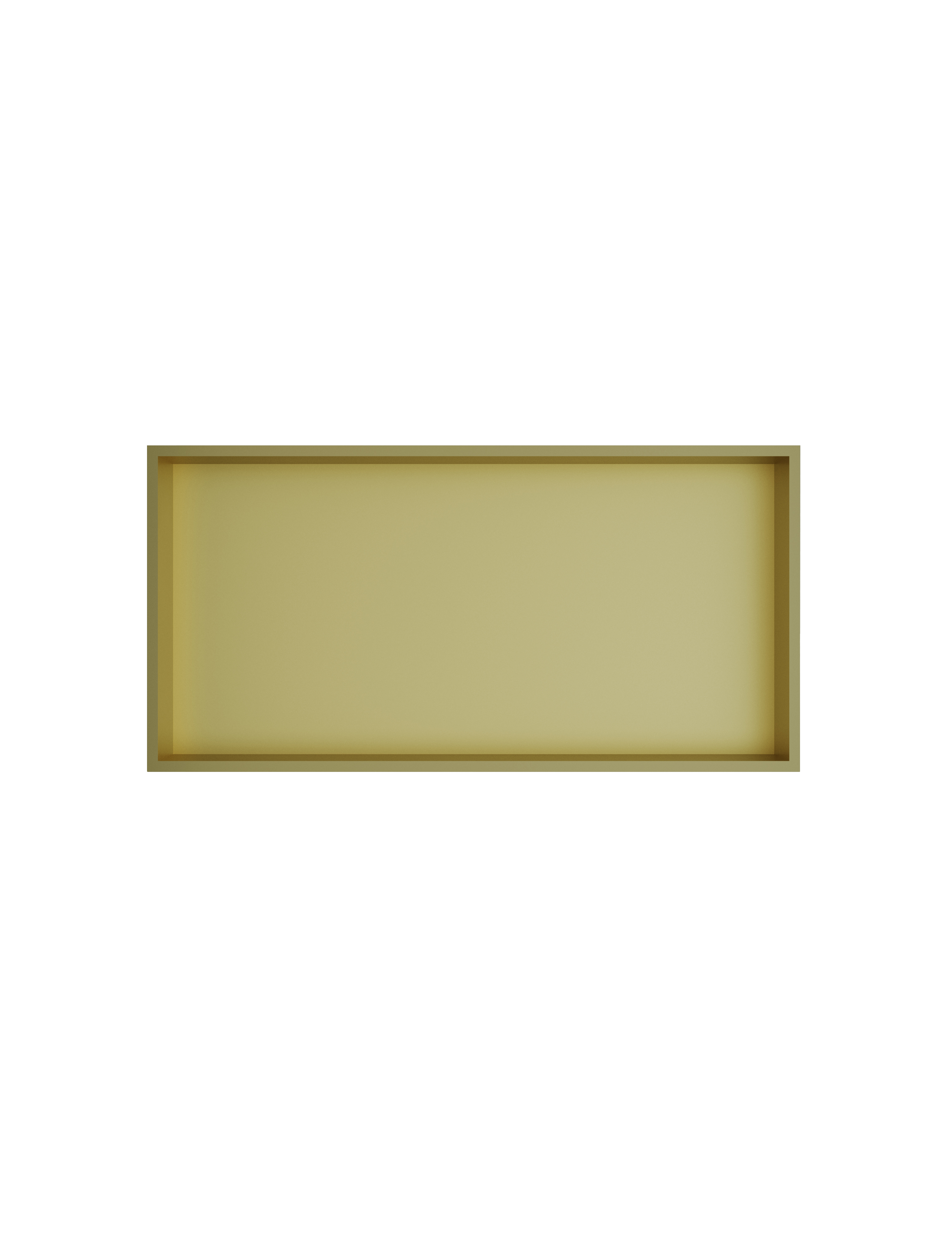 Hotbath More inbouwbox of inbouwnis 30x60x10cm BOX060BBP Geborsteld messing PVD