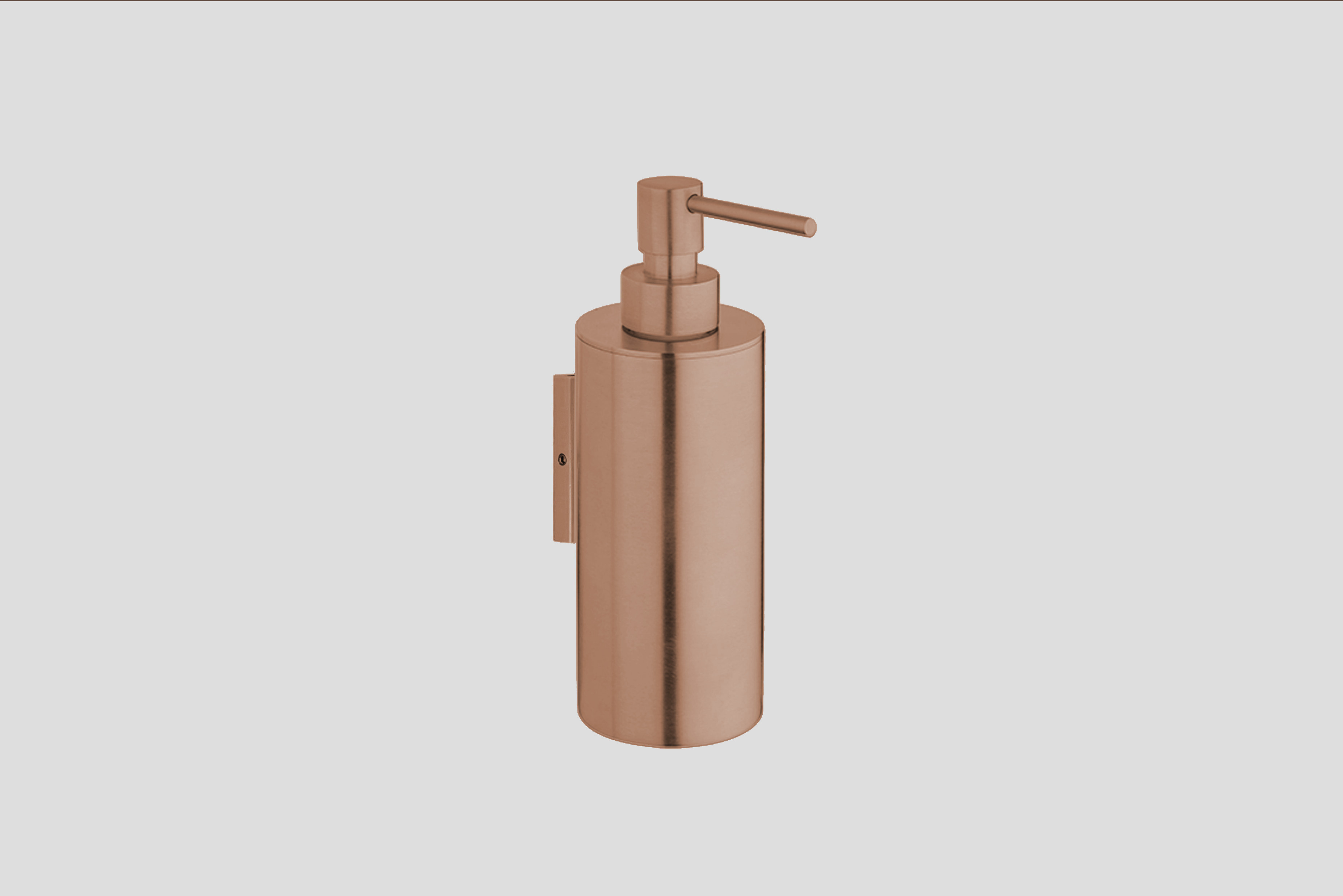 Lagoo Garda zeepdispenser wandmontage G6108BK Brushed Copper PVD