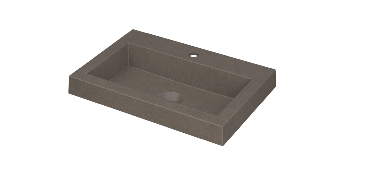 INK Dock wast. Quartz met 1 krgt. 3415401 Quartz beton H60xB600xD400