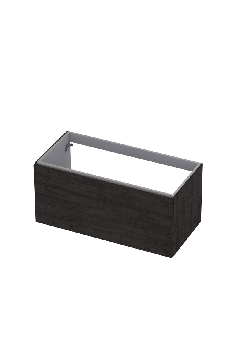 INK UFO onderk. 1 lade softclose met greep hout decor 1258023 Houtskool eiken H450xB1000xD480