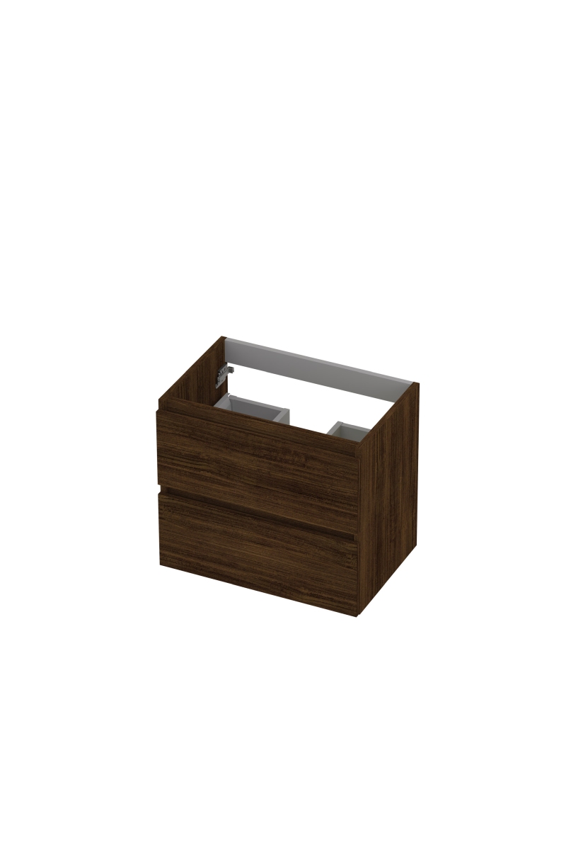 INK onderk. 2 laden greepl. met houten keerlijst 1257010 Koper eiken H520xB600xD400