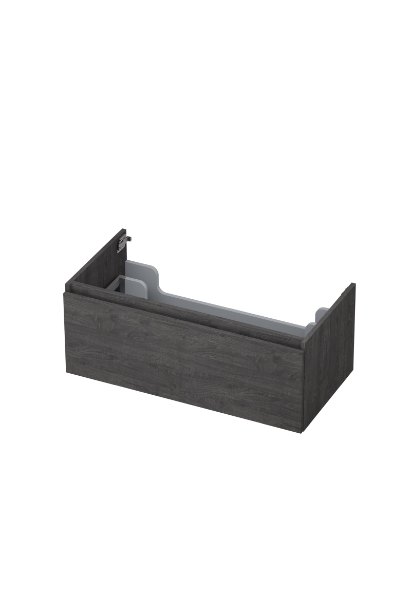INK onderkast 1 lade gr.loos m. houten keerlijst 1257536 Oergrijs H350xB900xD450