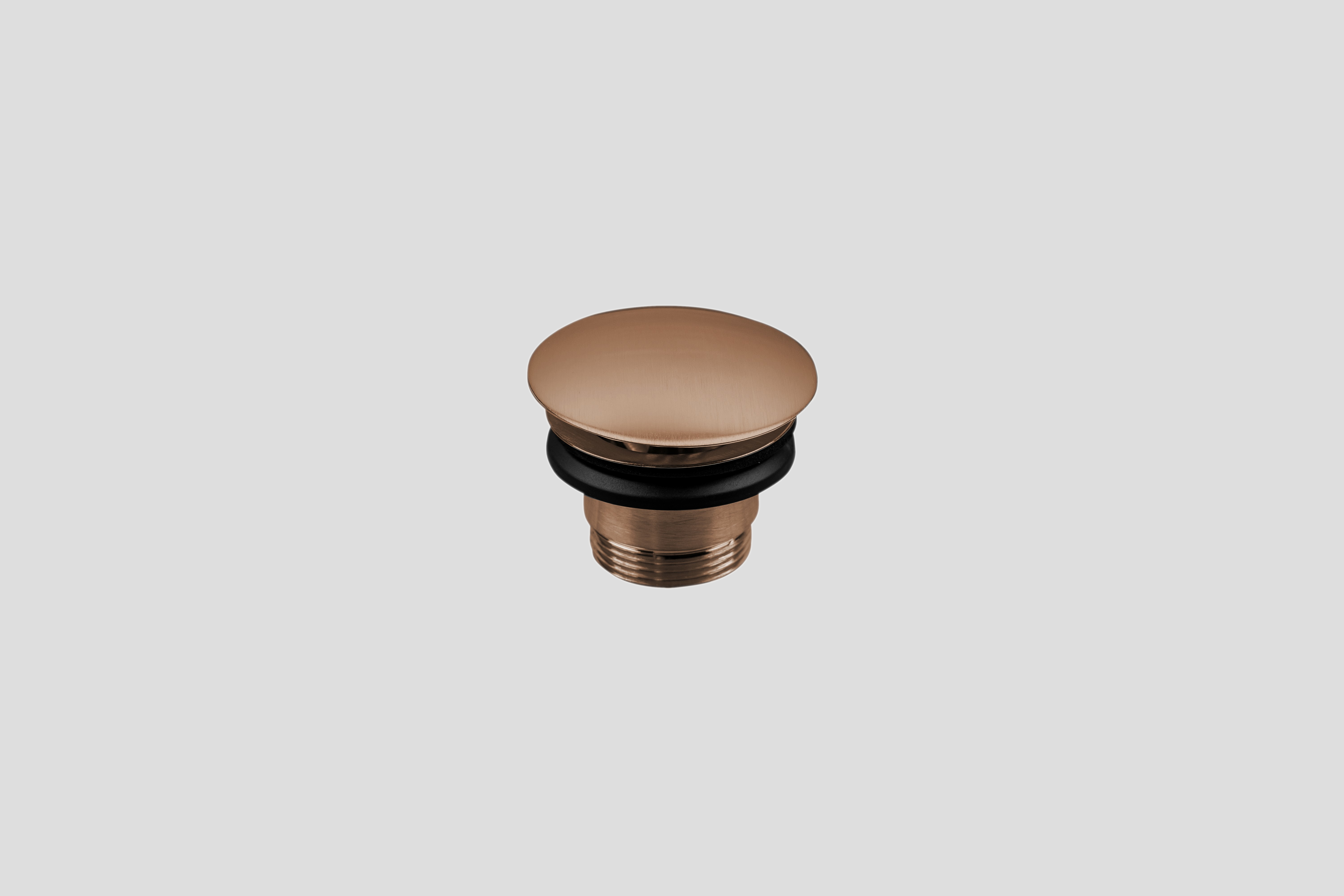 Lagoo Garda always open plug met schroef G6118BK Brushed Copper PVD