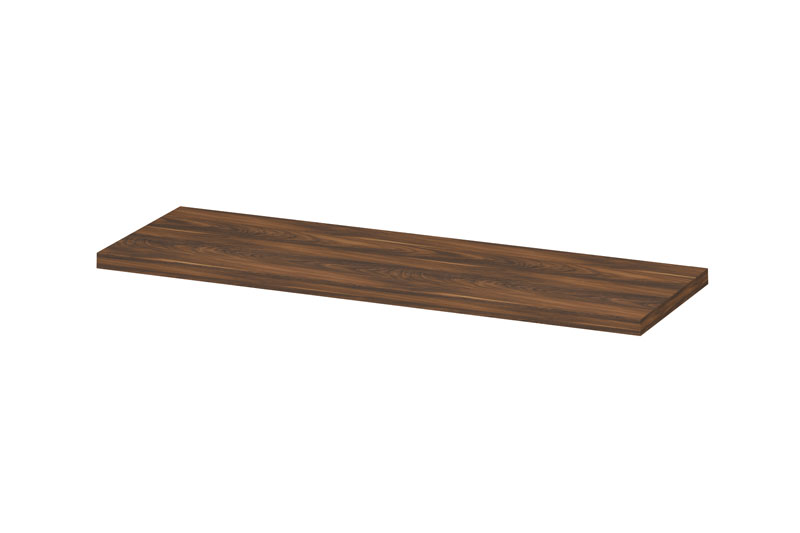 INK Topdeck Afdekplaat t.b.v. onderkast hout decor 35mm dik 1258502 Noten H35xB1400xD450