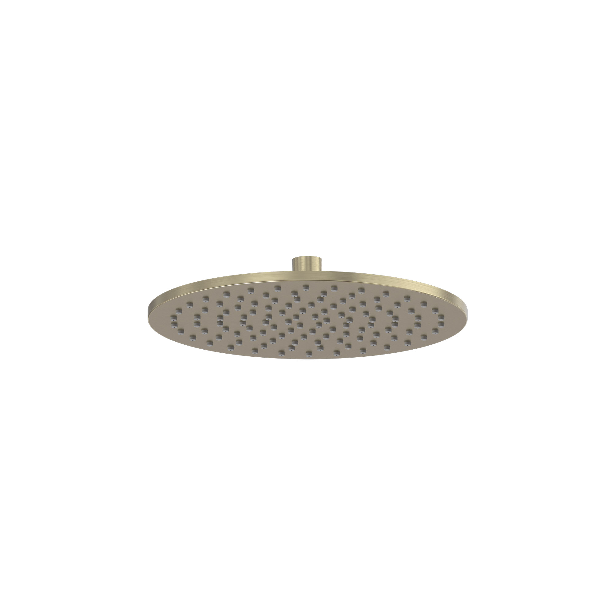 MAY Hoofddouche medium 25cm met antikalk nozzles 6804304 Geborsteld mat goud PVD