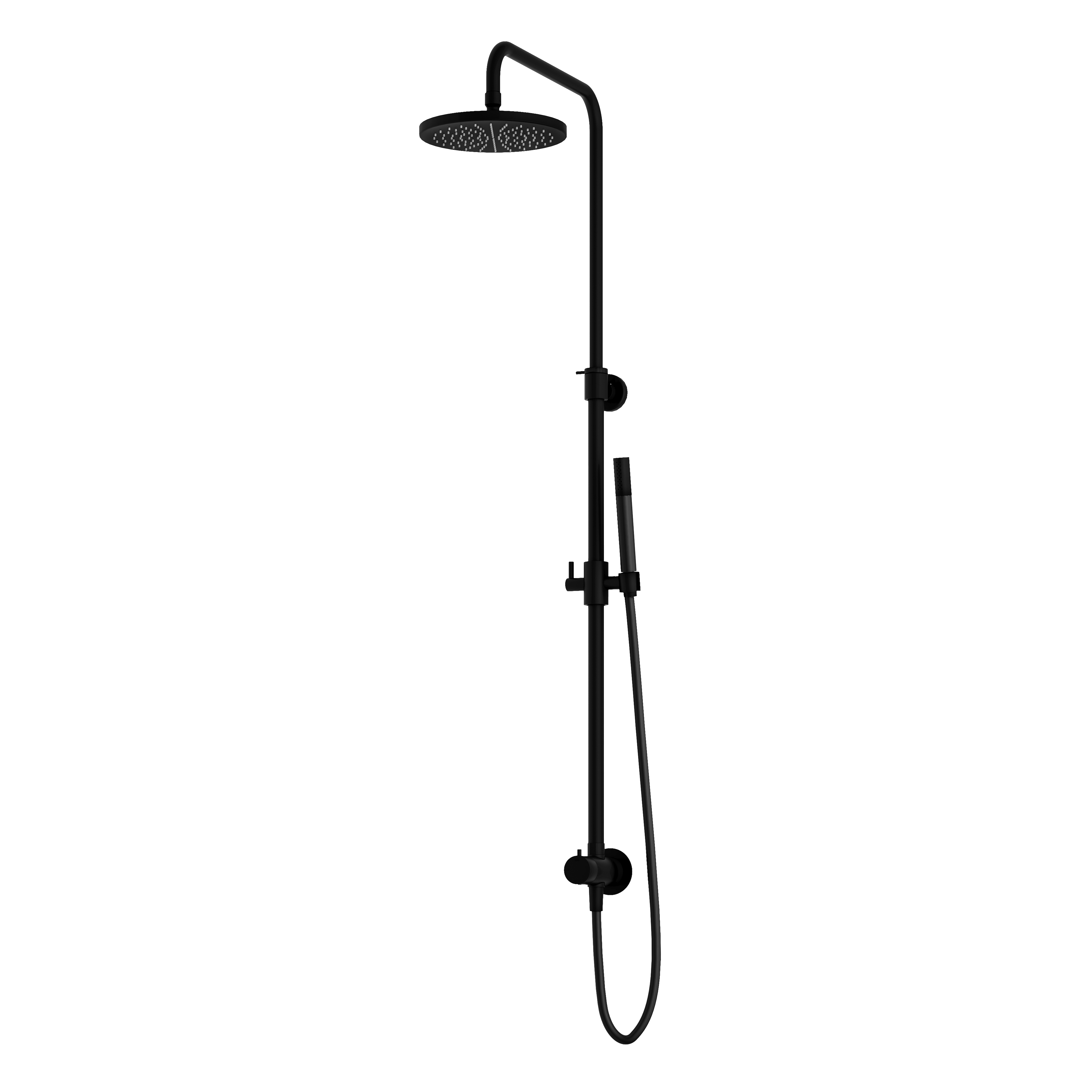 Hotbath Cobber stortdoucheset hoofddouche doucheslang M538MBP Geborsteld zwart PVD