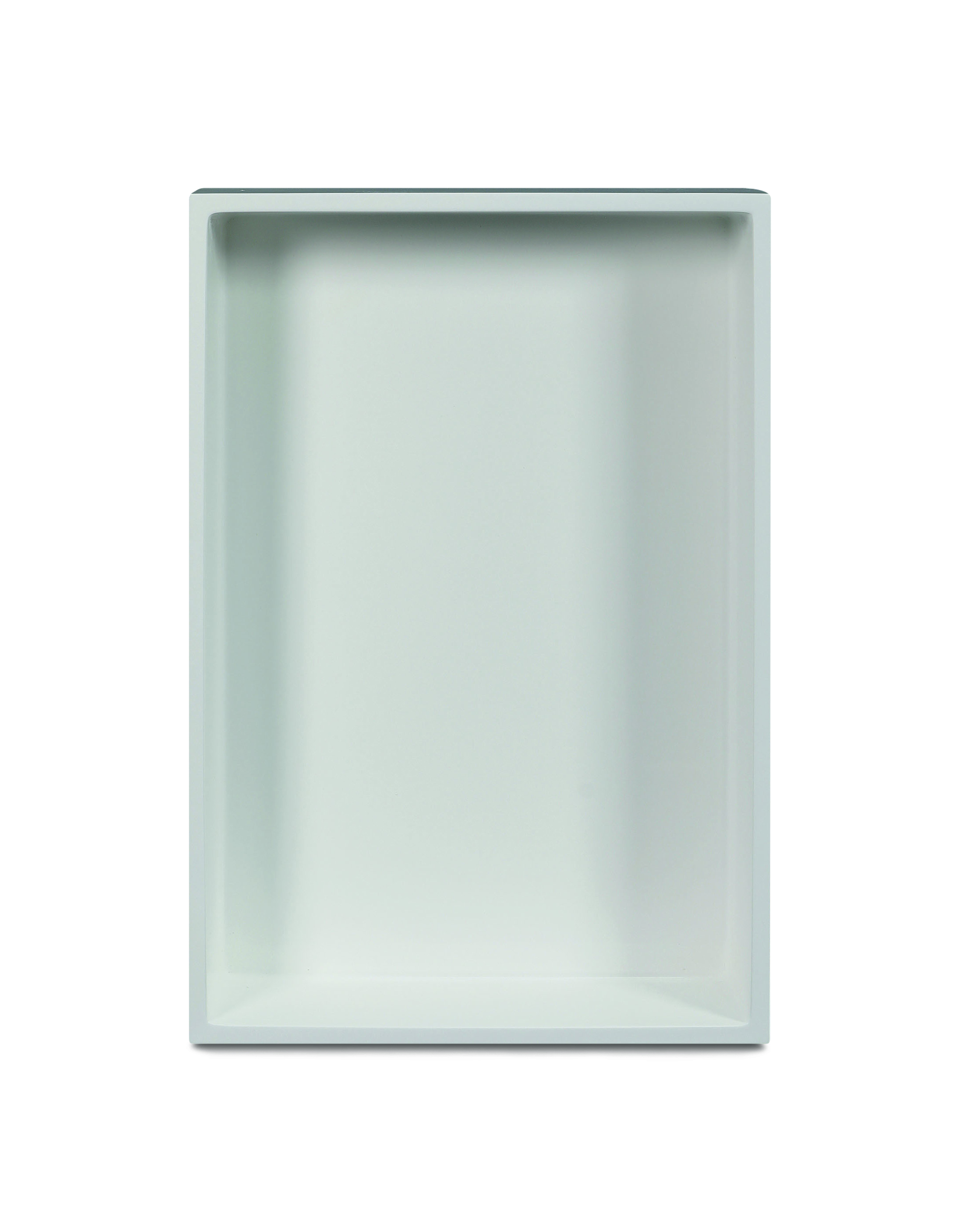 Luca nis in of opbouw 44.5x29.5x8cm stone resin Wit glans