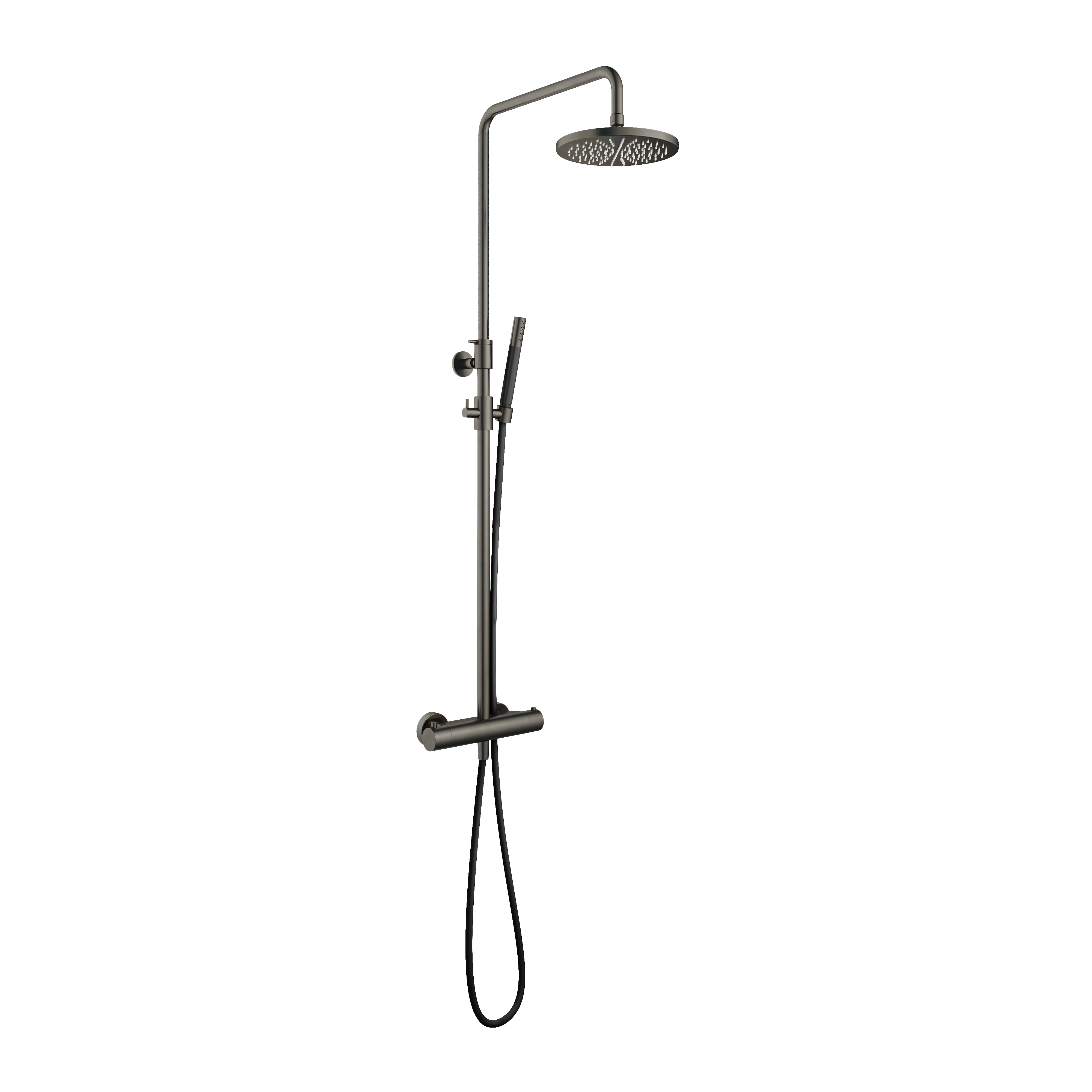 Hotbath Cobber thermostatische stortdoucheset 25cm hoofdd. SDS9AI4 Verouderd IJzer