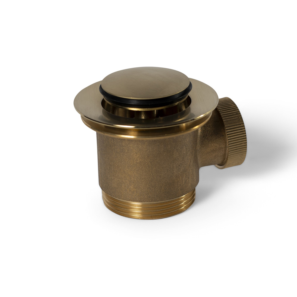 Luca Klikplug t.b.v. Primo bad LU1040BG Geborsteld goud PVD