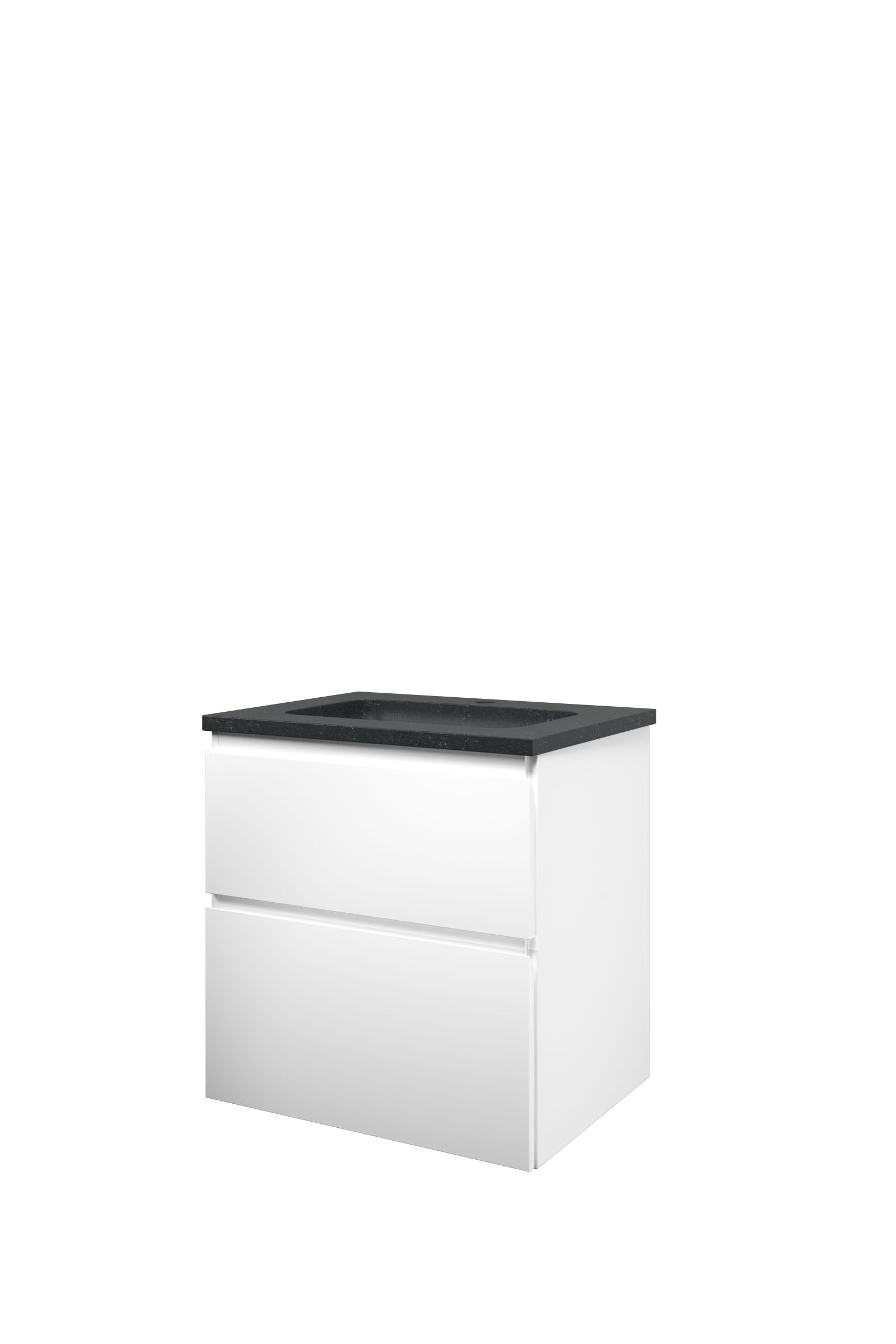 Proline set hardsteen Elegant wast. met 1 krgt. en onderk. a-sym. RBSC601MW Mat wit/Blue stone H625xB600xD460