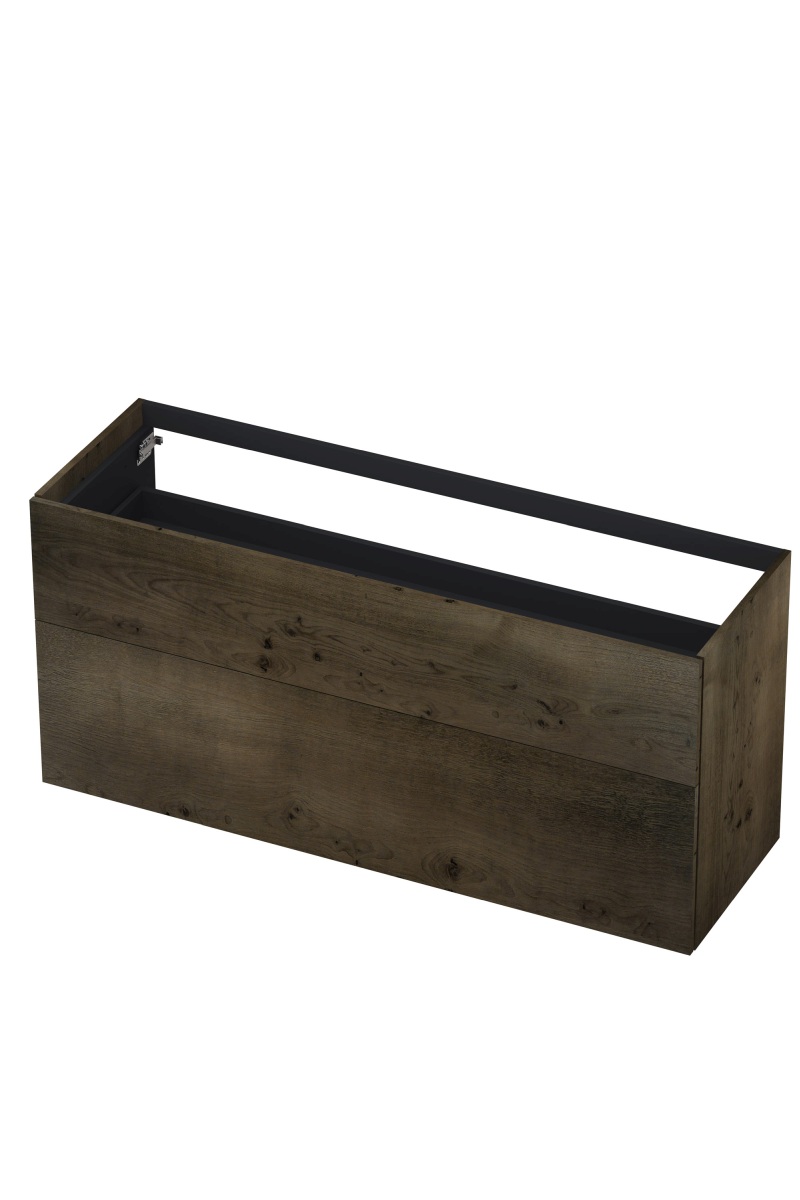 INK P2O onderkast 2 laden push to 1259329 Fineer Charcoal H650xB1400xD450