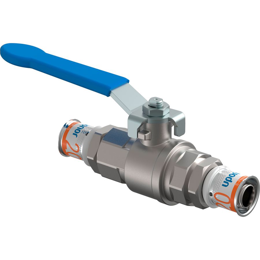 Uponor S-press Plus kogelkraan met hendel 20-20mm 1046604
